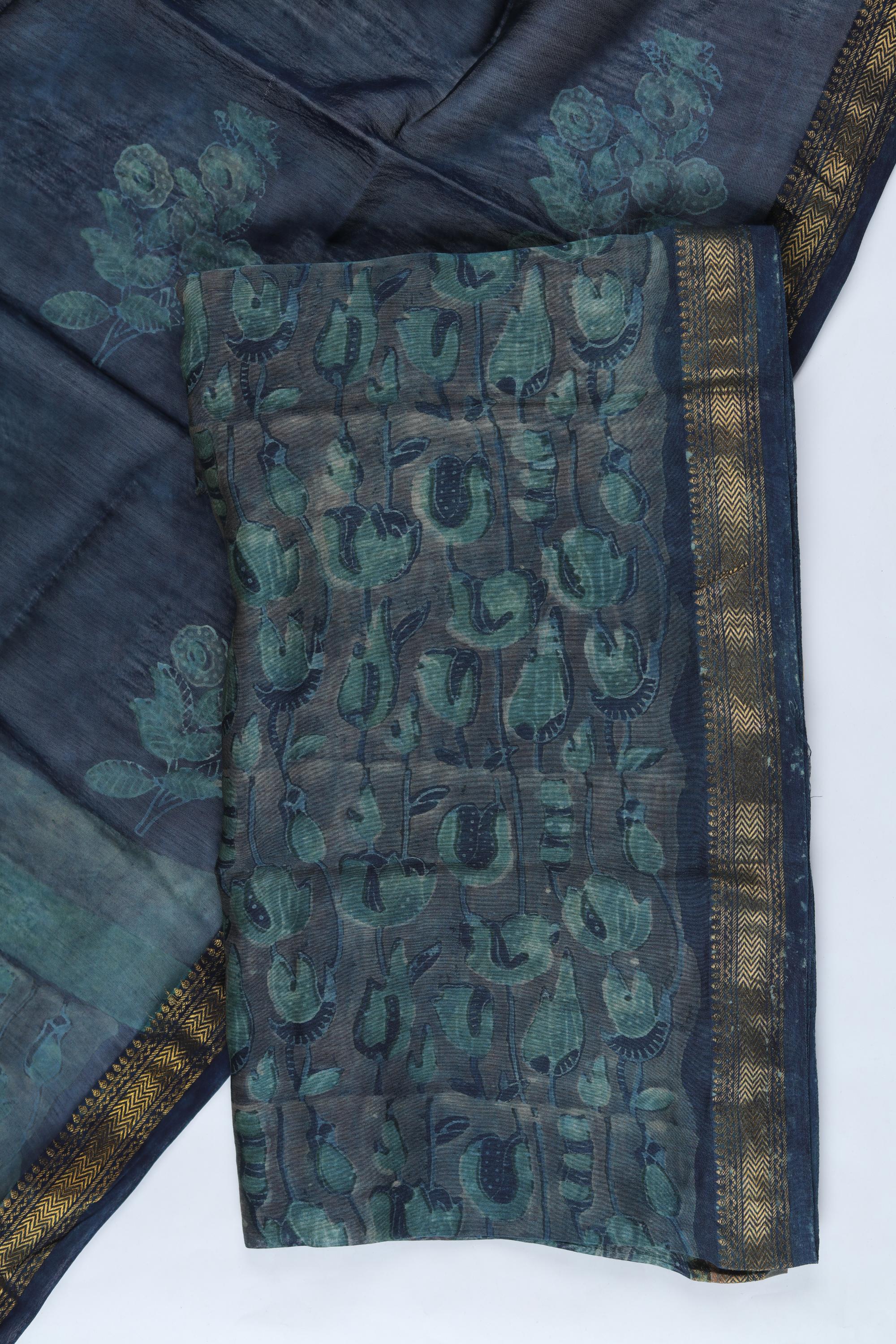 Chanderi 3 Piece Unstitched Suit Set – Traditional Weave-368