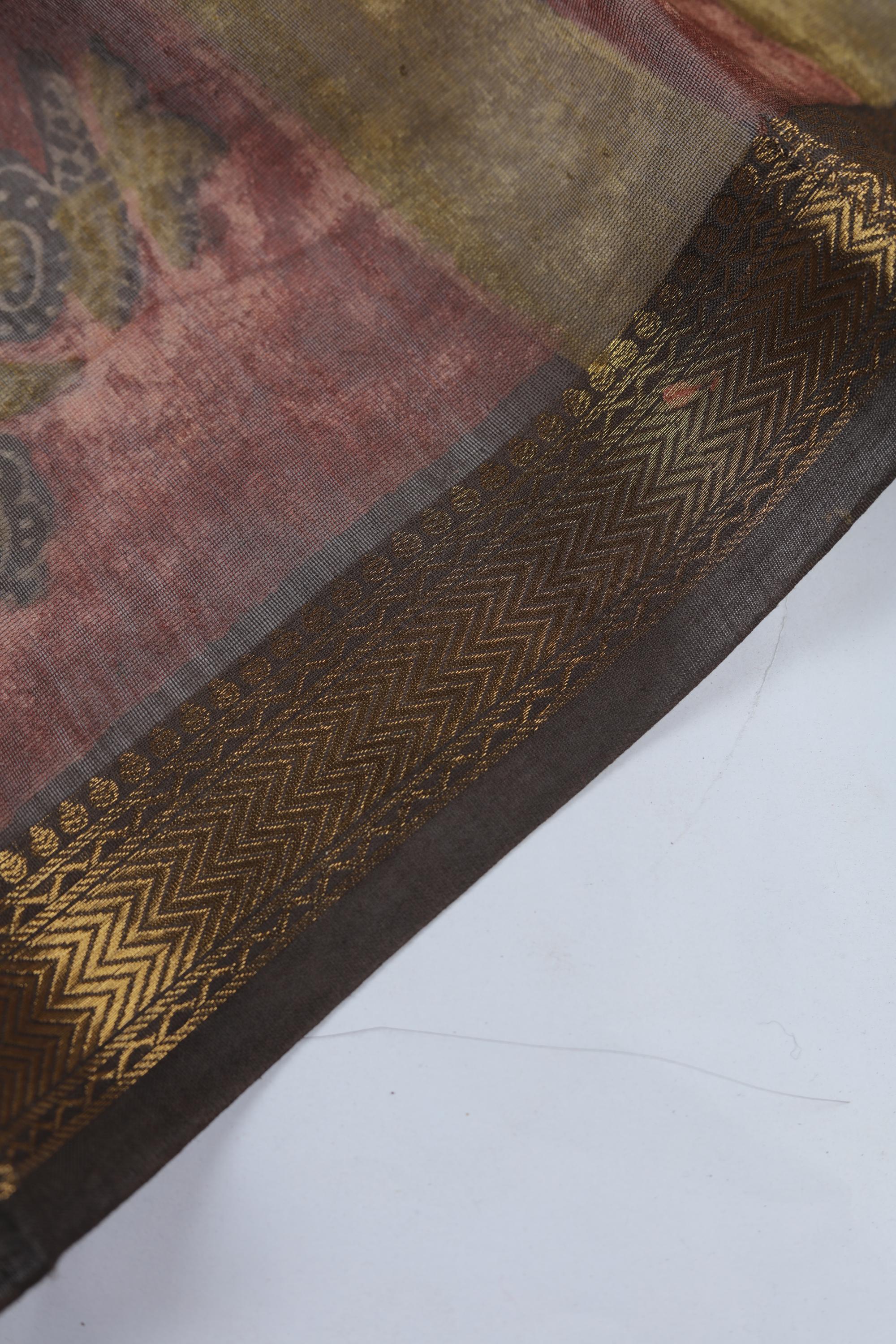 Chanderi 3 Piece Unstitched Suit Set – Traditional Weave-370