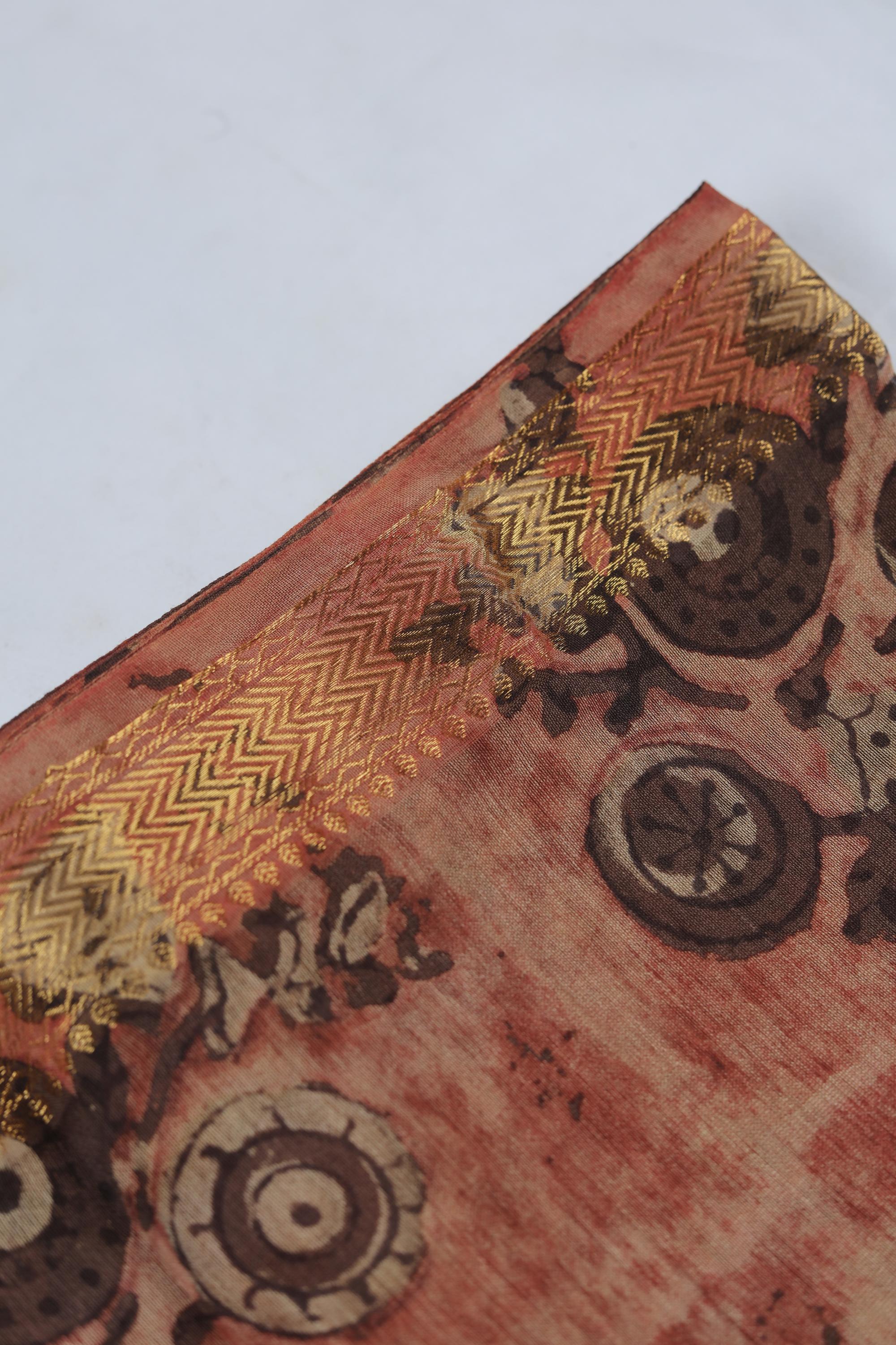 Chanderi 3 Piece Unstitched Suit Set – Traditional Weave-371