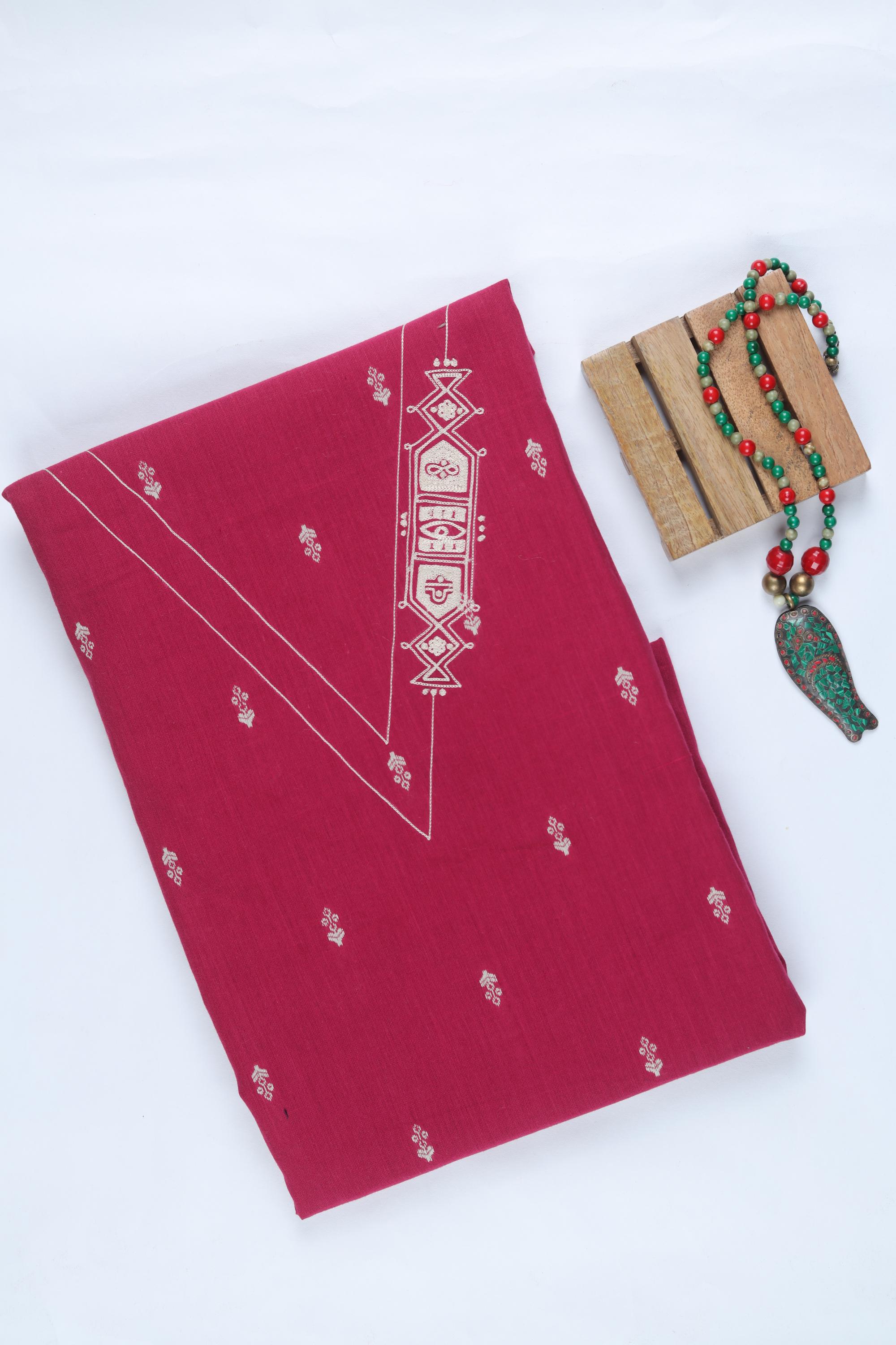 Embroidered Kurta Fabric – Elegant Embroidery-130