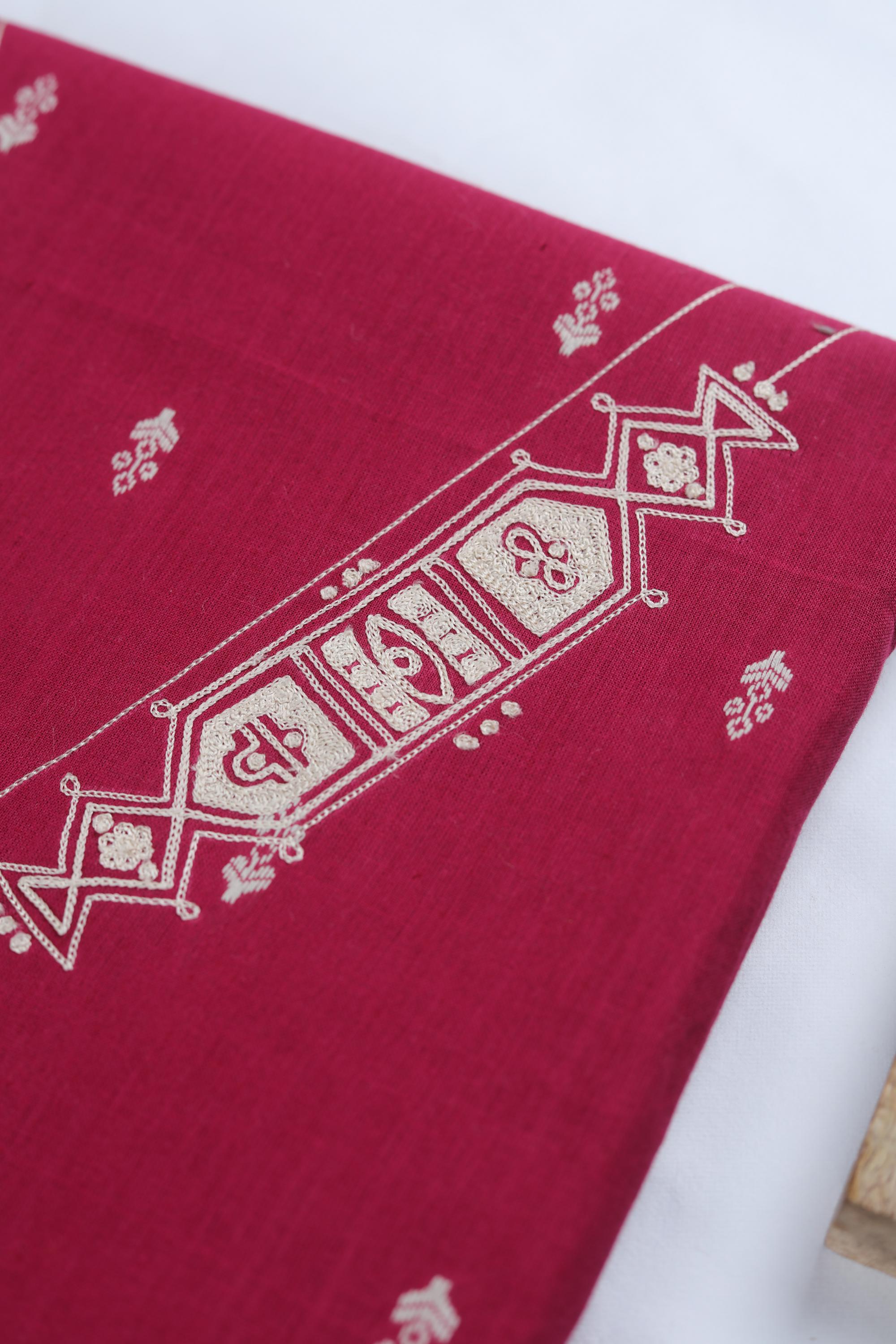 Embroidered Kurta Fabric – Elegant Embroidery-130