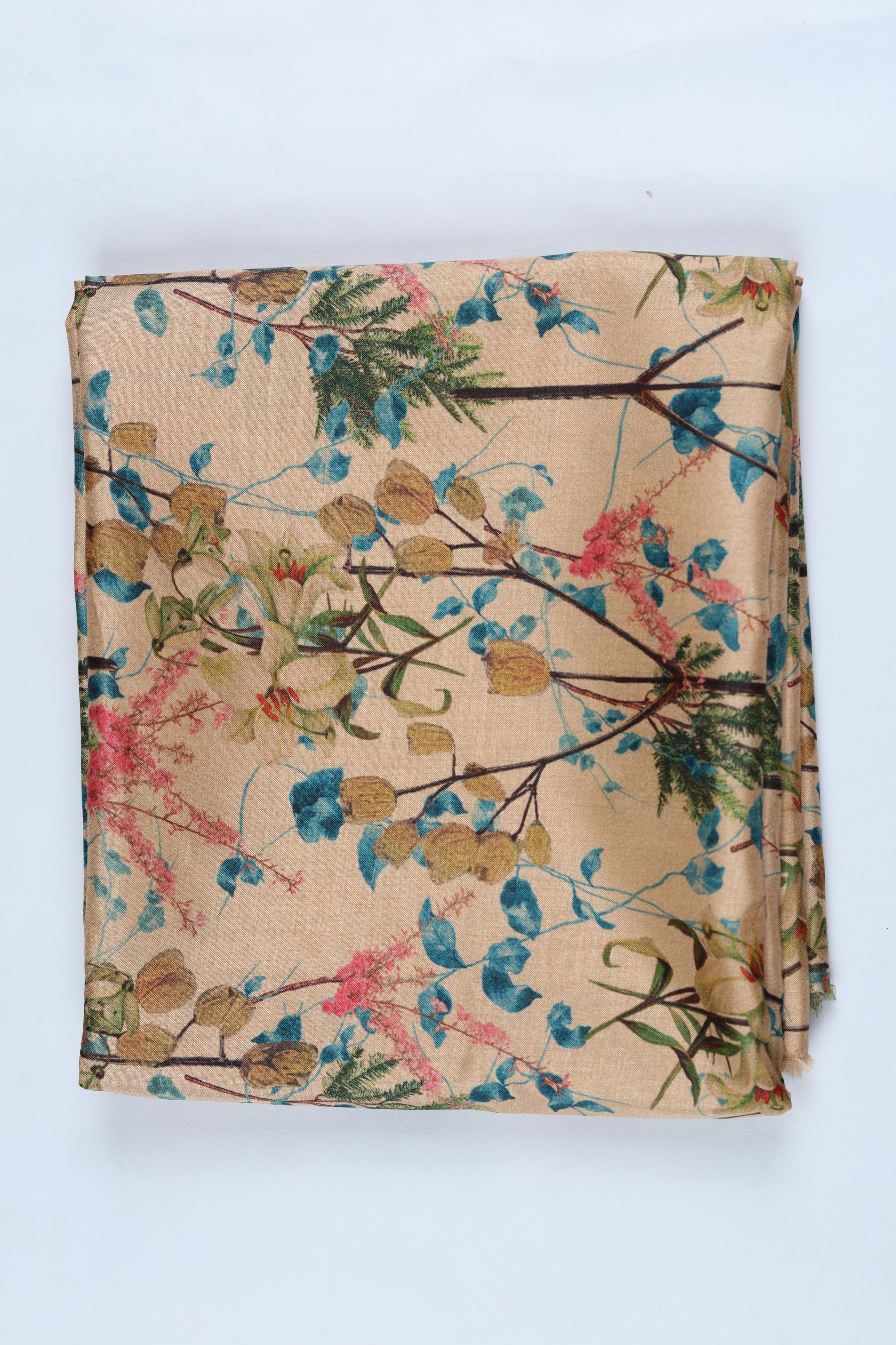 Blended Silk 3 Piece Unstitched Suit Set – Ethnic Craft-388