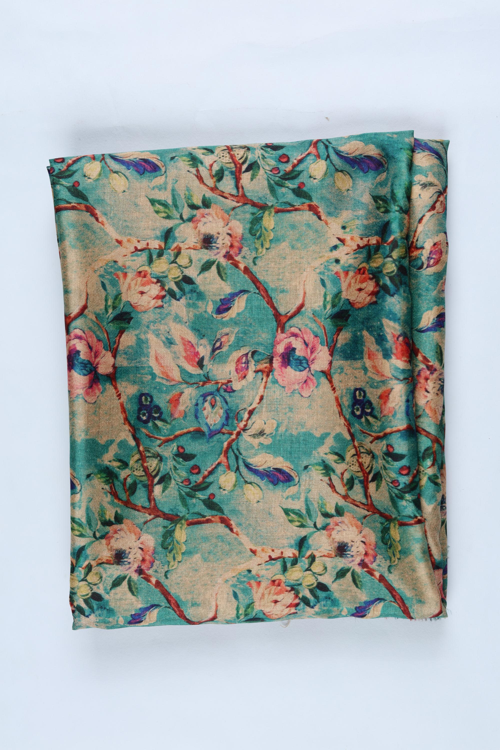 Blended Silk 3 Piece Unstitched Suit Set – Ethnic Craft397