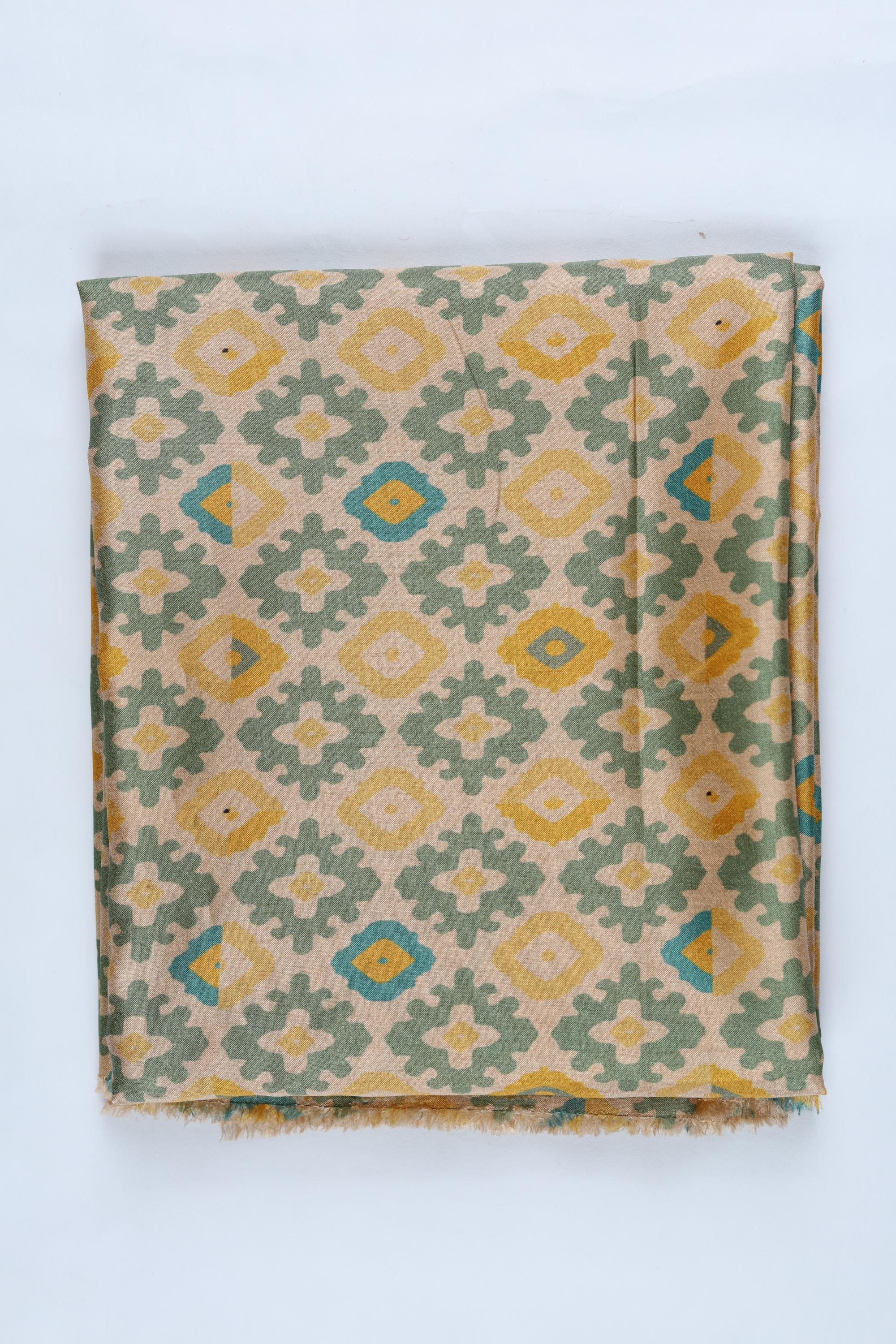 Blended Silk 3 Piece Unstitched Suit Set – Ethnic Craft-411