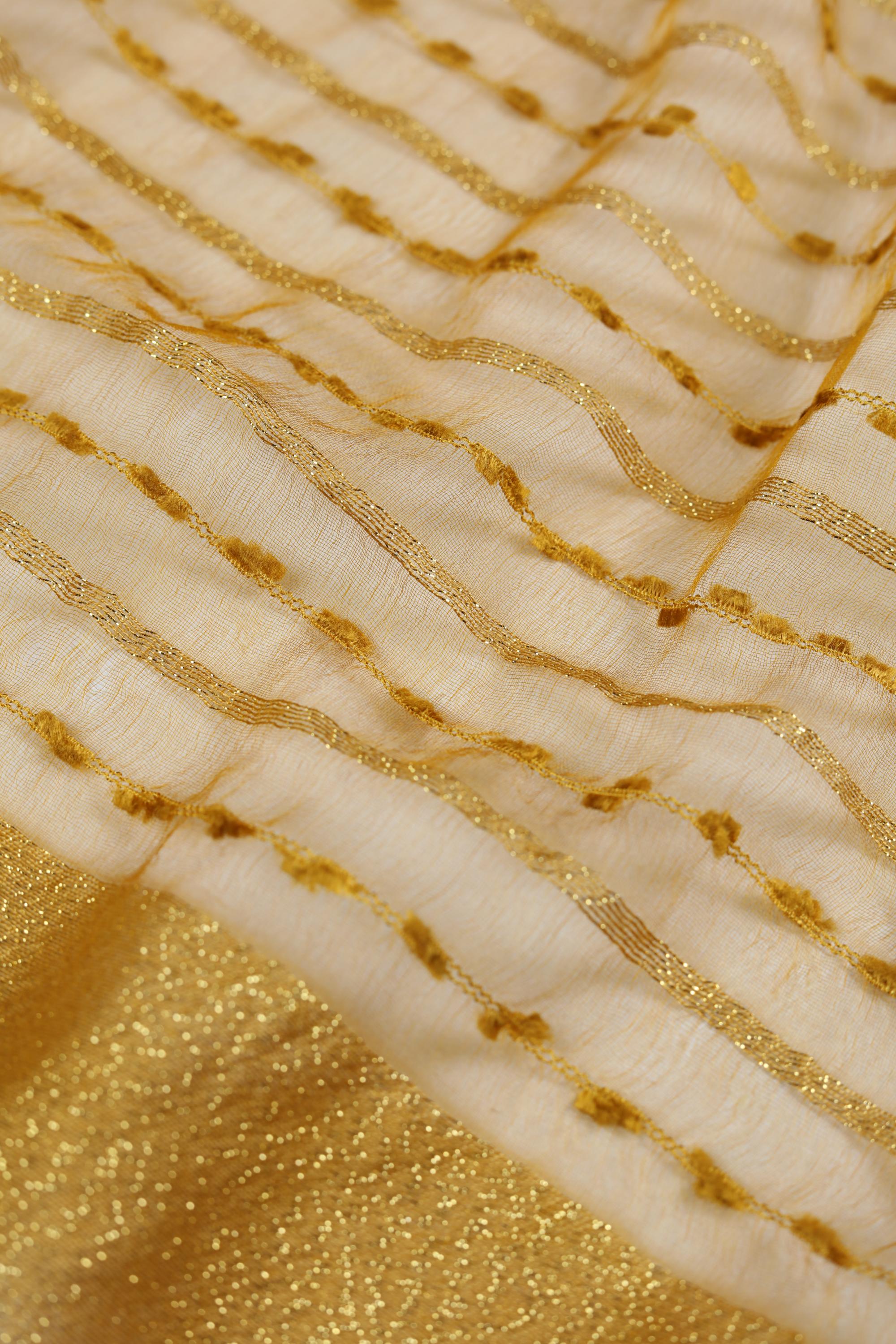 Blended Silk 3 Piece Unstitched Suit Set – Ethnic Craft409