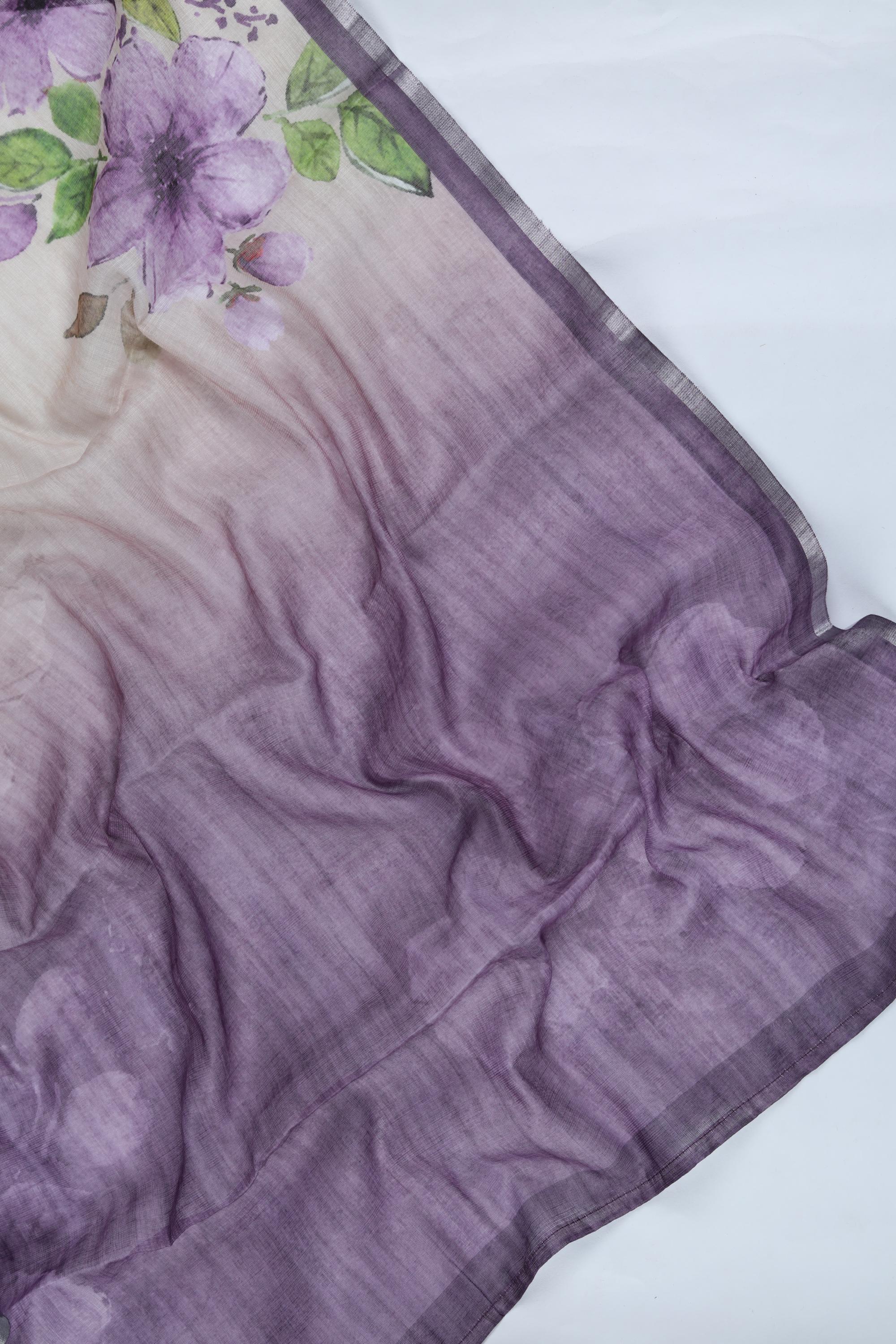 Blended Silk 3 Piece Unstitched Suit Set – Elegant Embroidery-415