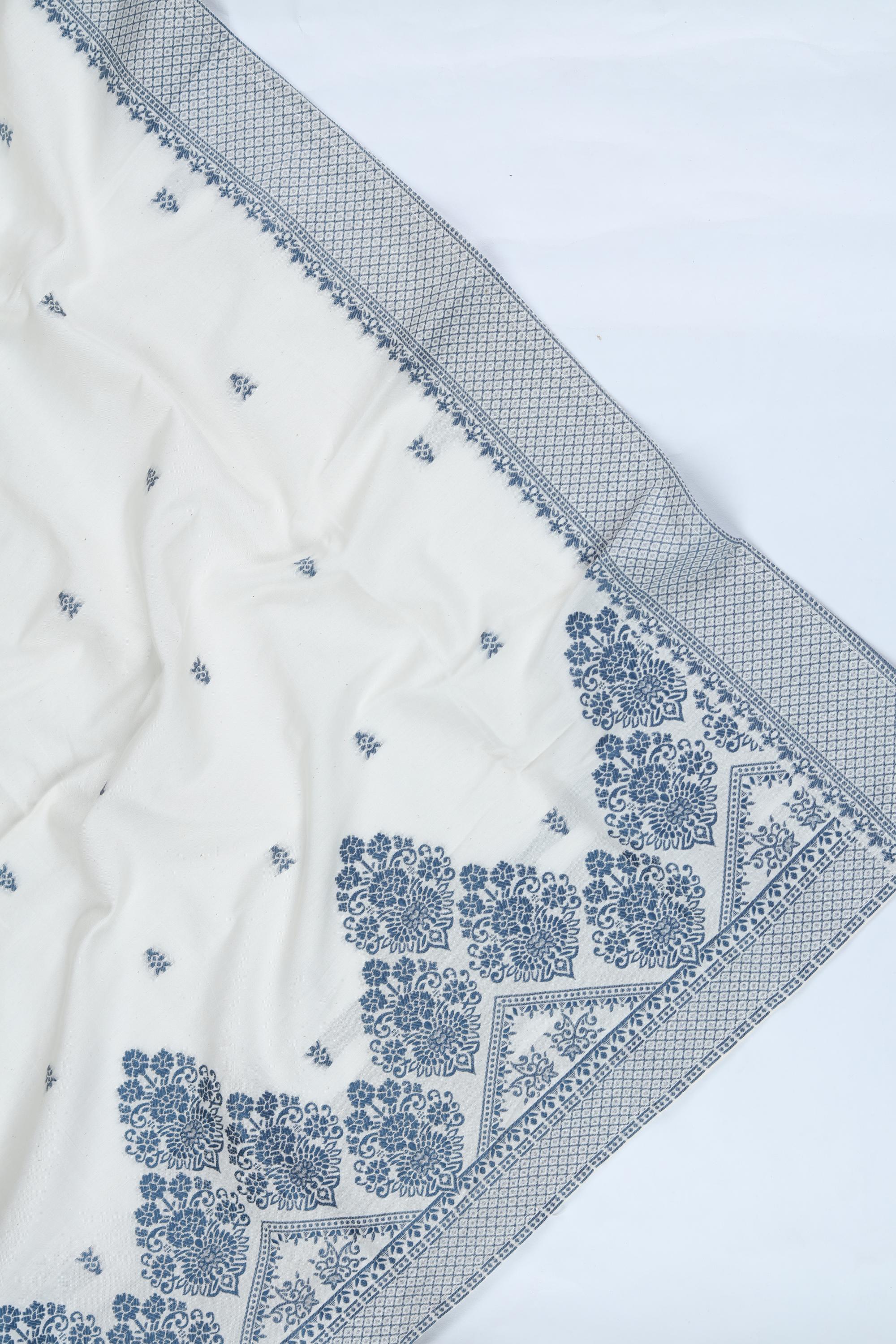 Cotton Silk 3 Piece Unstitched Suit Set – Elegant Embroidery-422