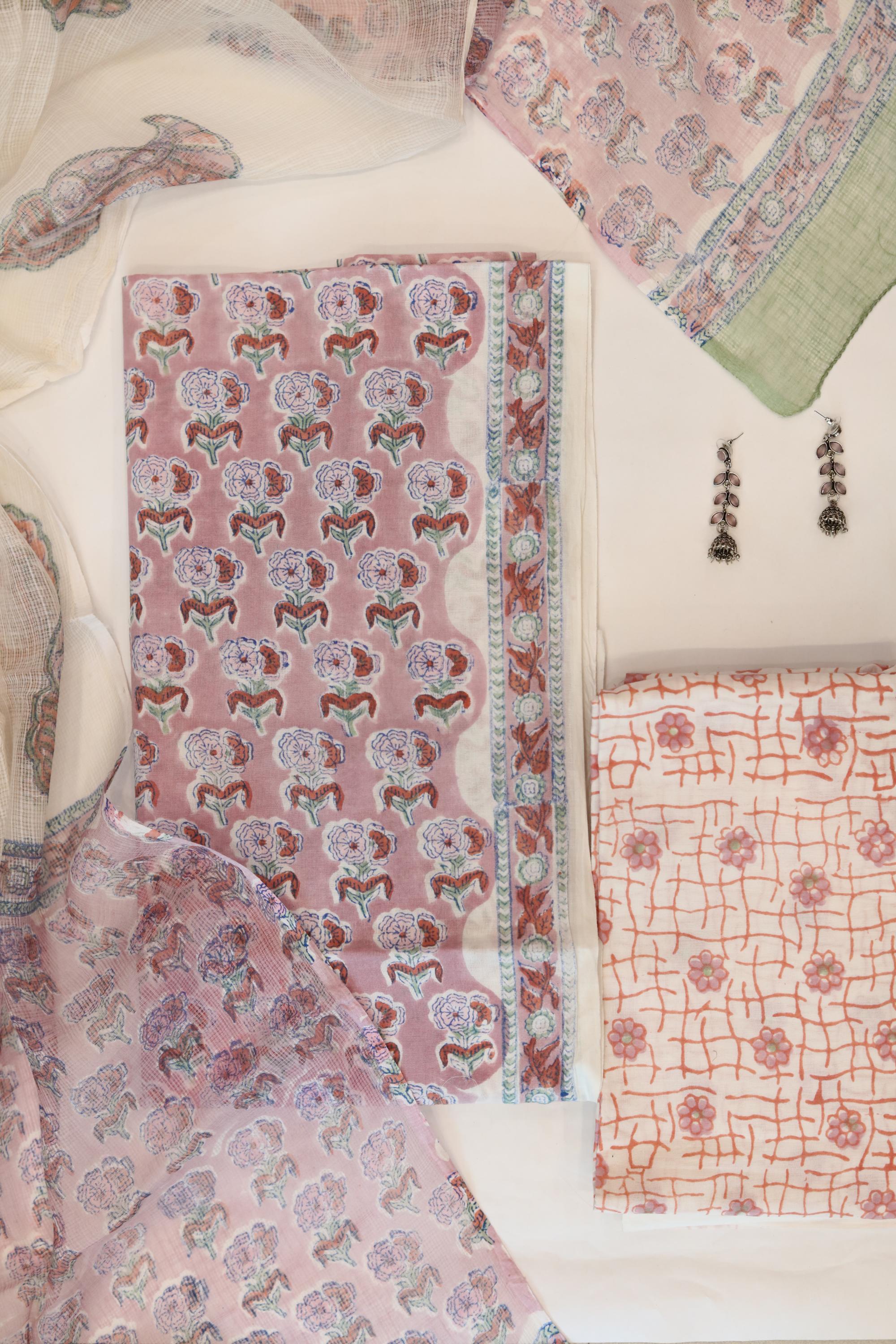 Cotton 3 Piece Unstitched Set -41