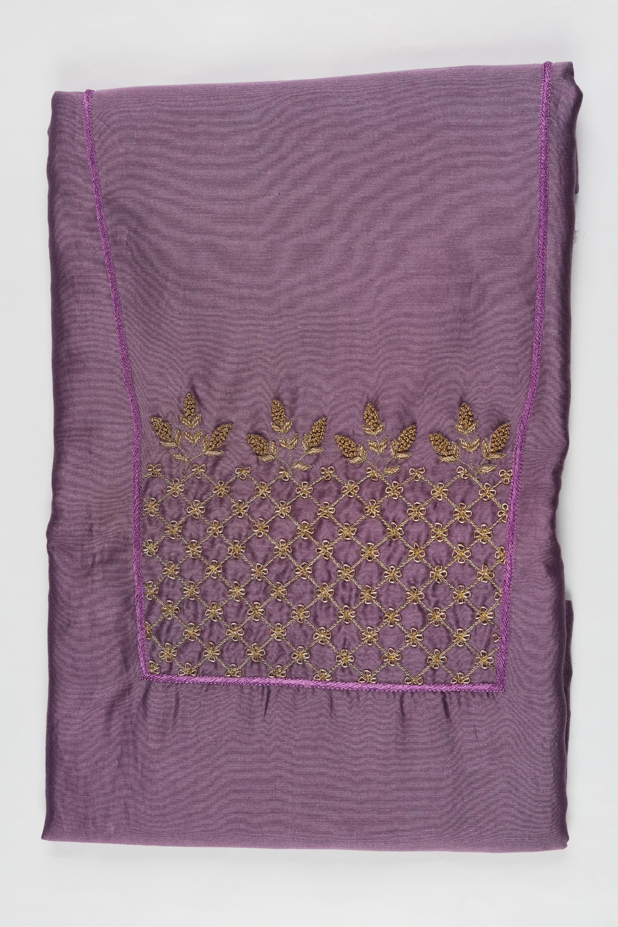 embroidered Chanderi Set - 38