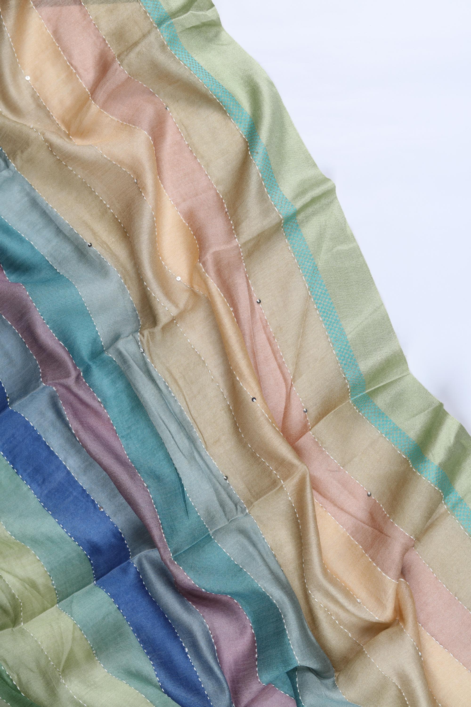 Malai Cotton 3 Piece Unstitched Set - Traditional Weave 432