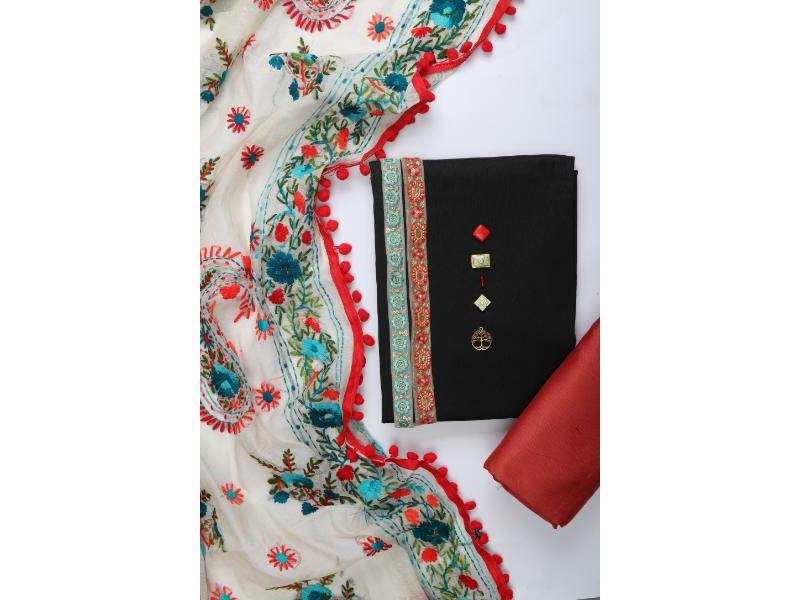 Phulkari Dupatta Set Of 3