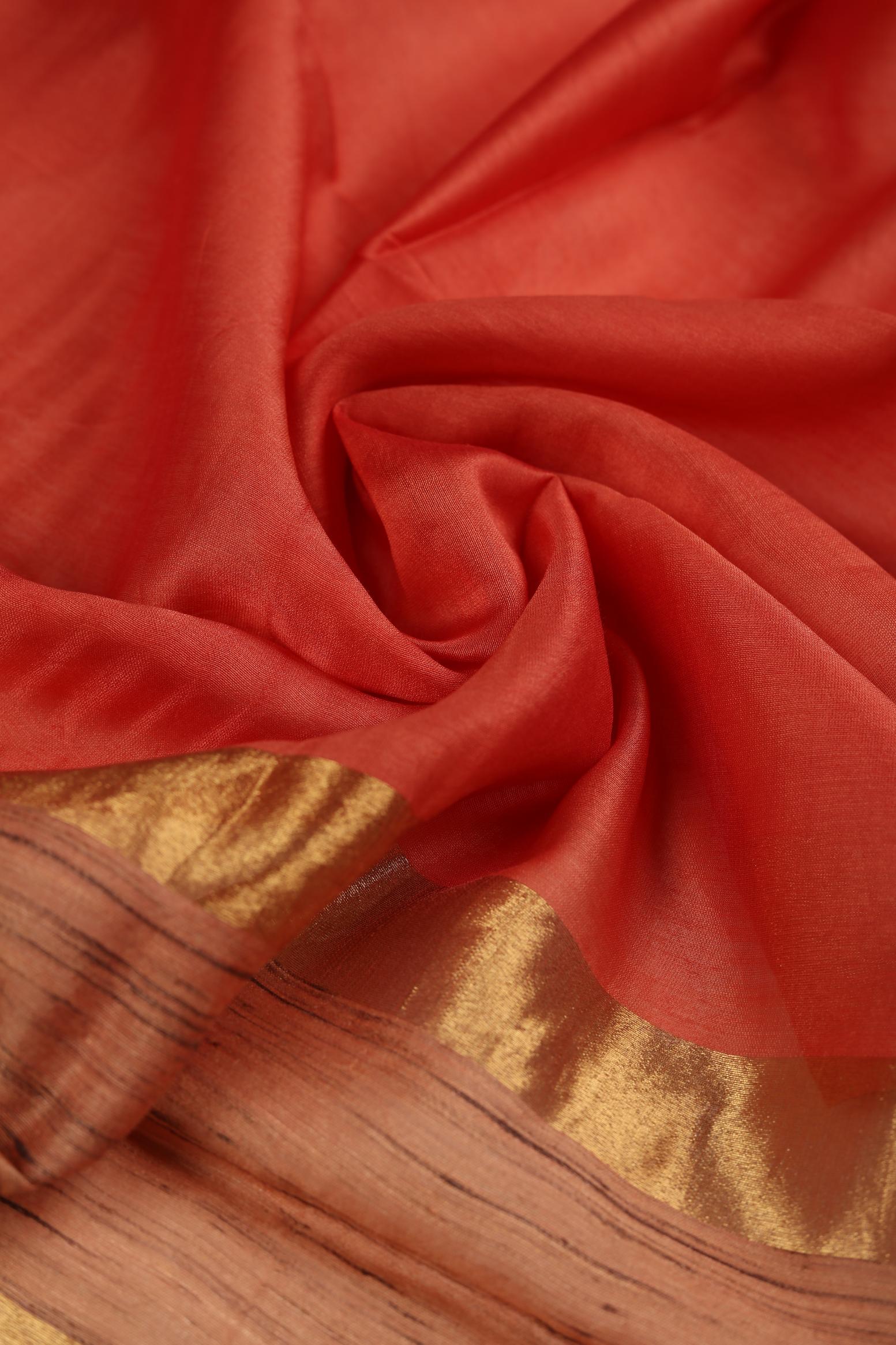 Chanderi Set with Mukesh Work-223