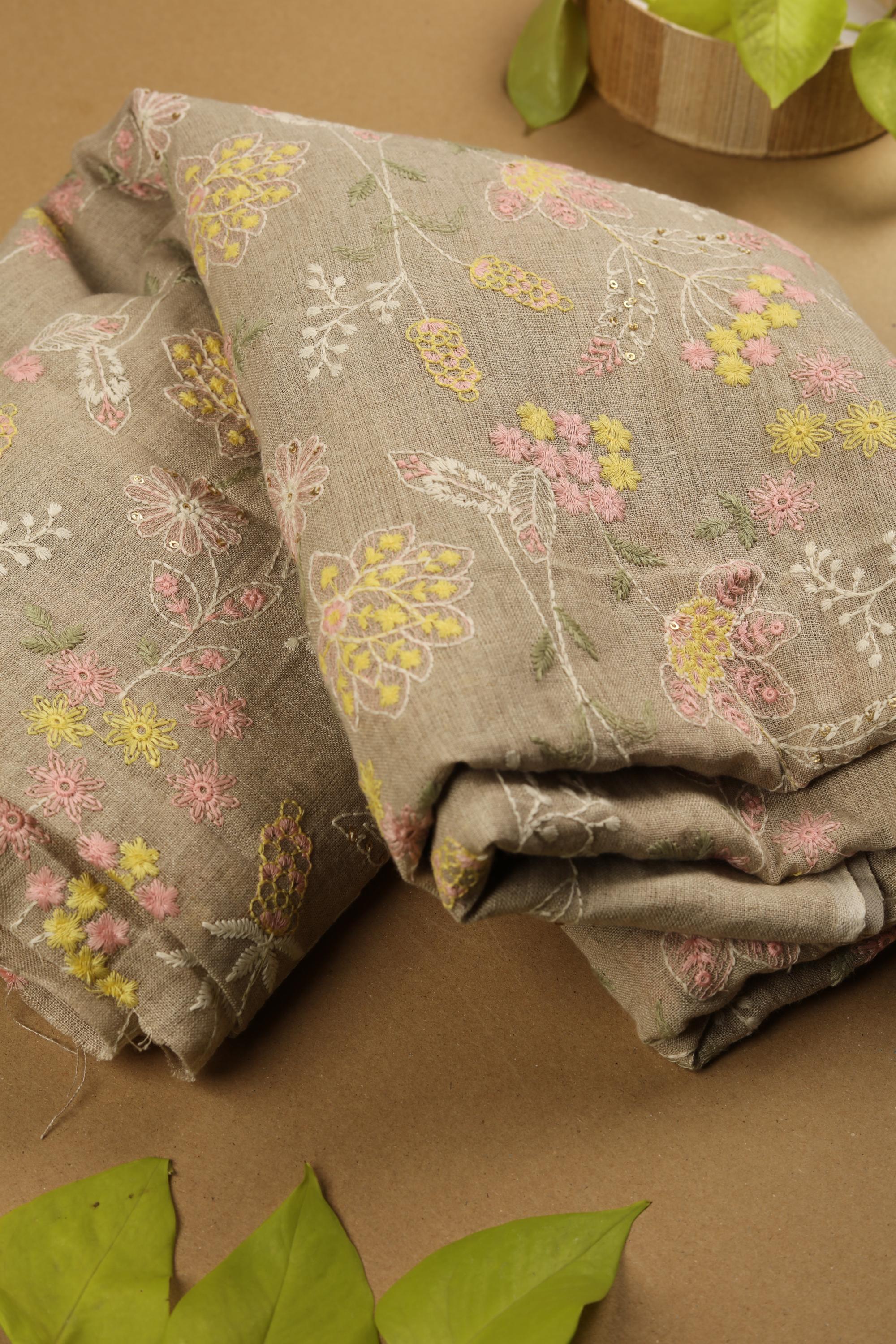 Embroidered Top Fabric-96