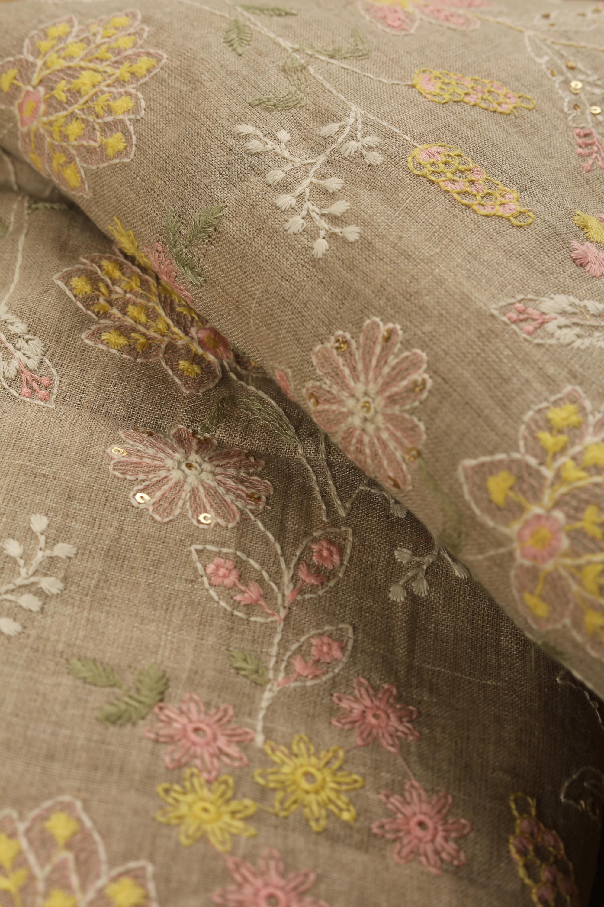 Embroidered Top Fabric-96