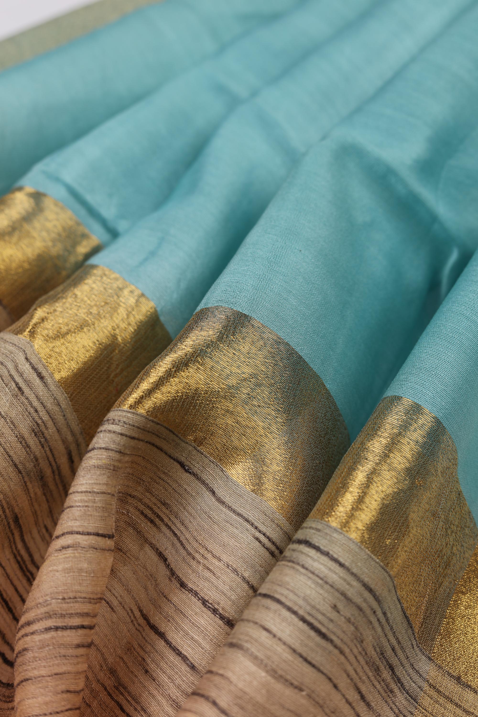 Chanderi Set with Mukesh Work-227