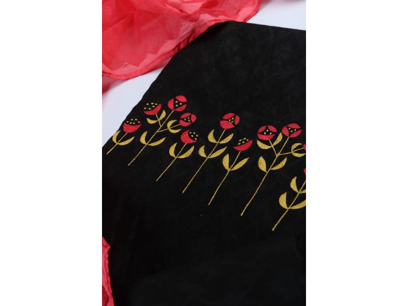 Applique Dupatta Set of 3