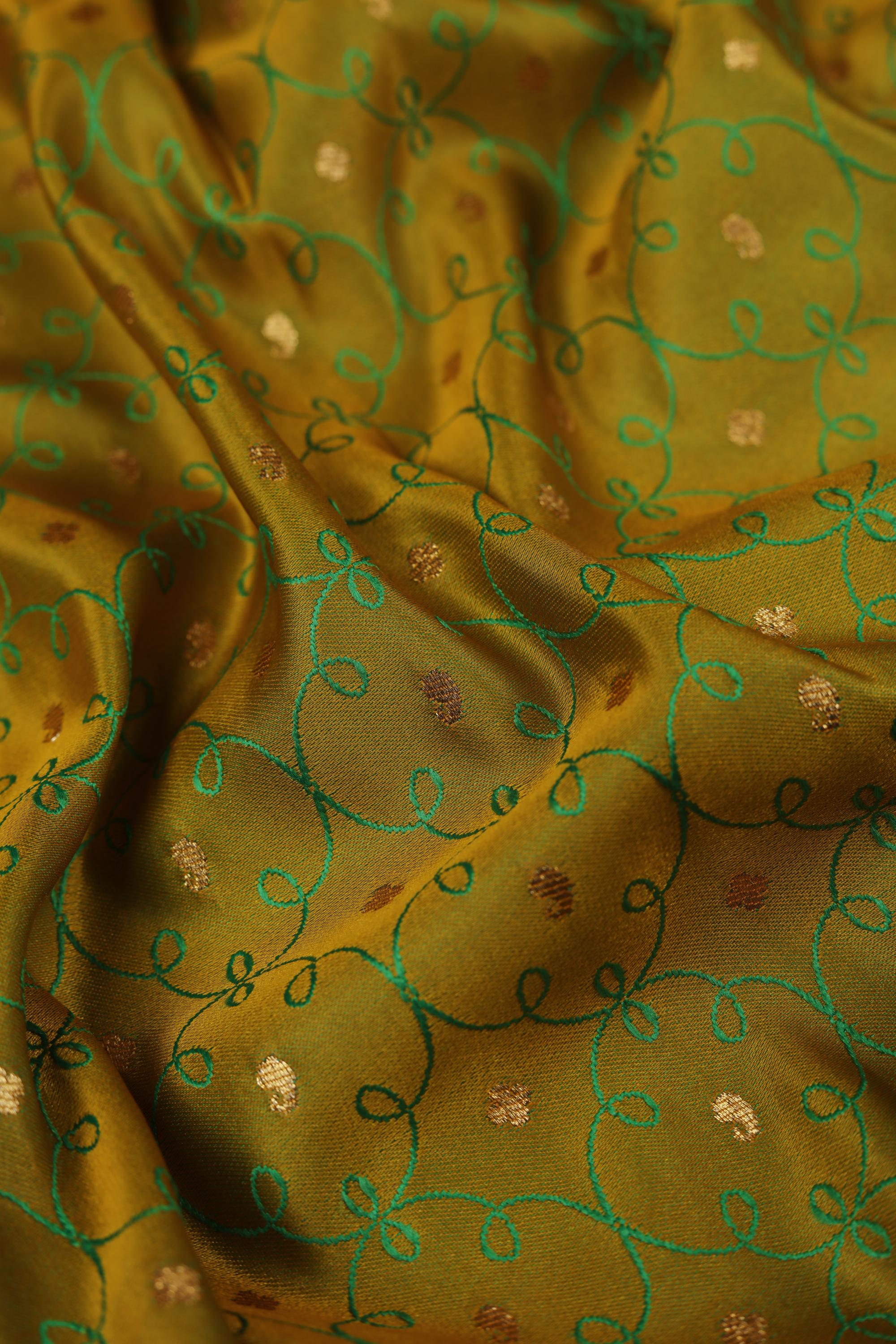 banarsi brocade Kurta Fabric - Traditional Ethnic Wear 08