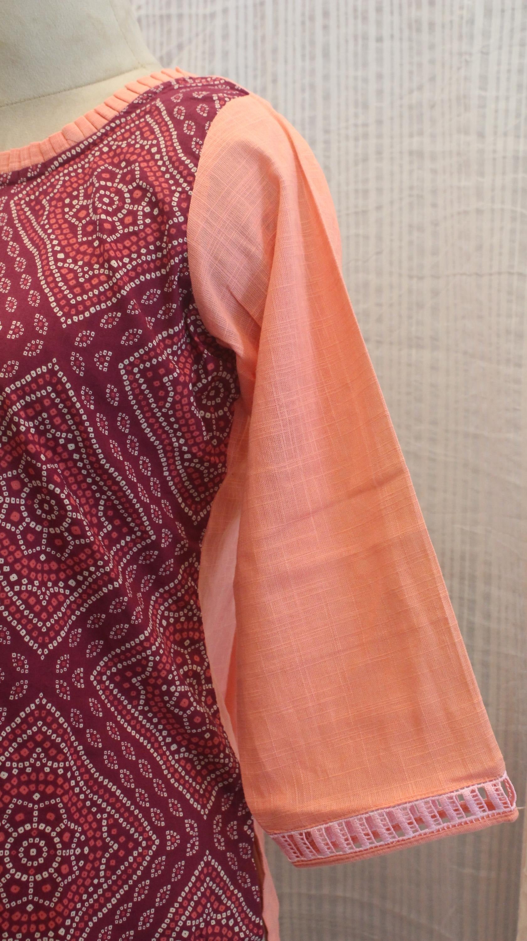 Cotton Ready-to-Wear Kurta - Elegant Ethnic Design RMK-26-023