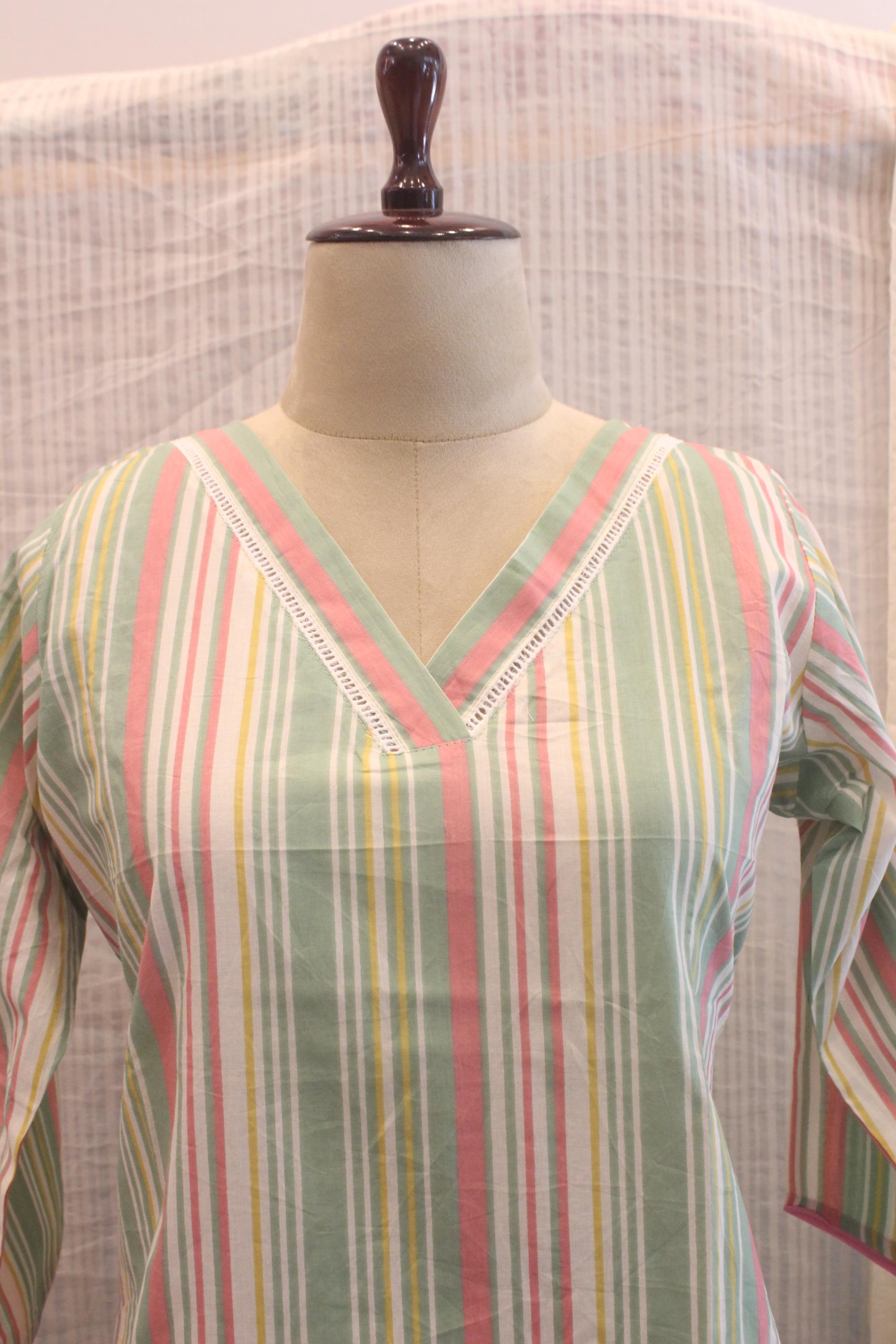 Cotton Ready-to-Wear Kurta - Elegant Ethnic Design RMK-26-007
