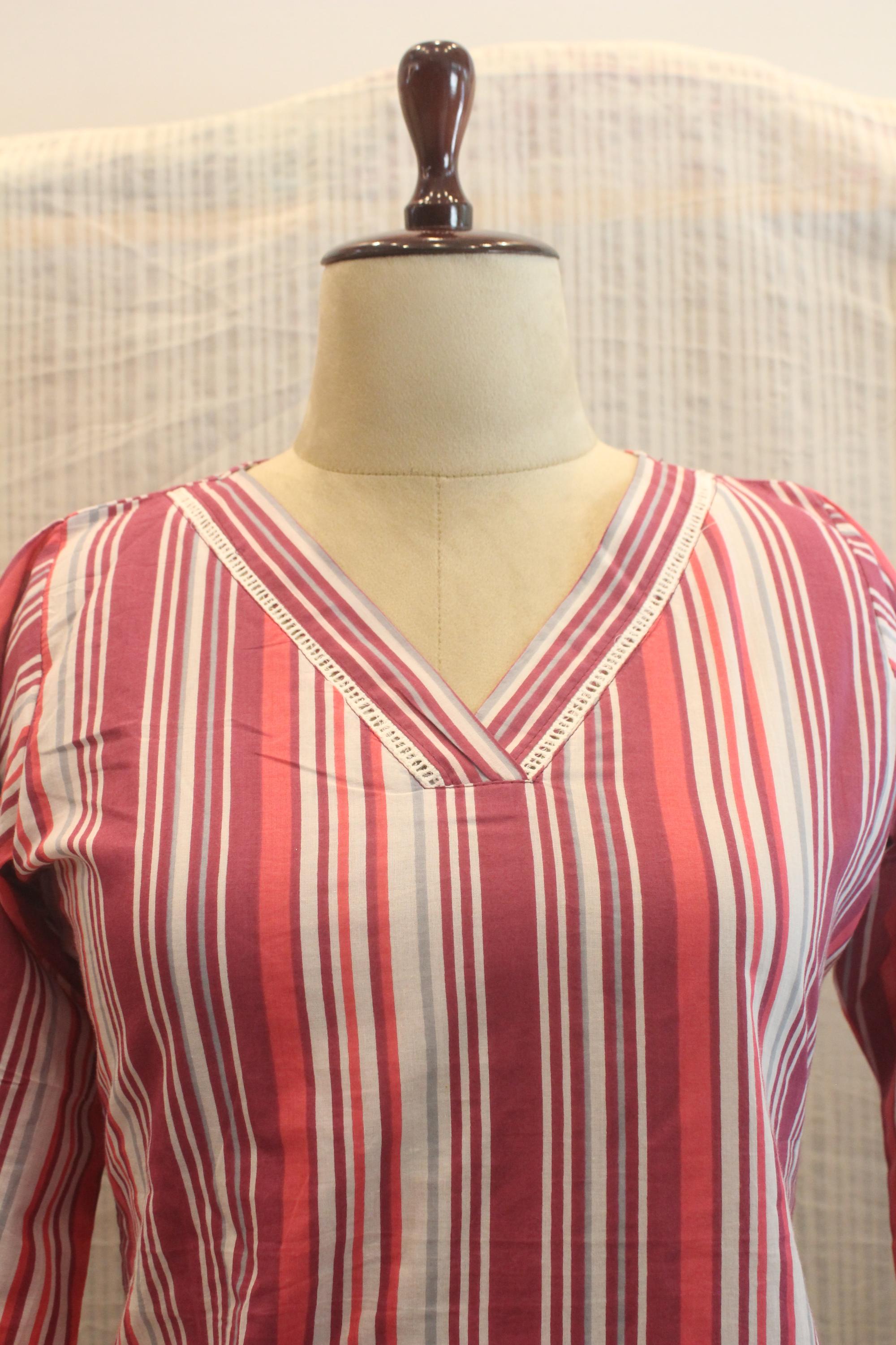 Cotton Ready-to-Wear Kurta - Elegant Ethnic Design RMK-26-008