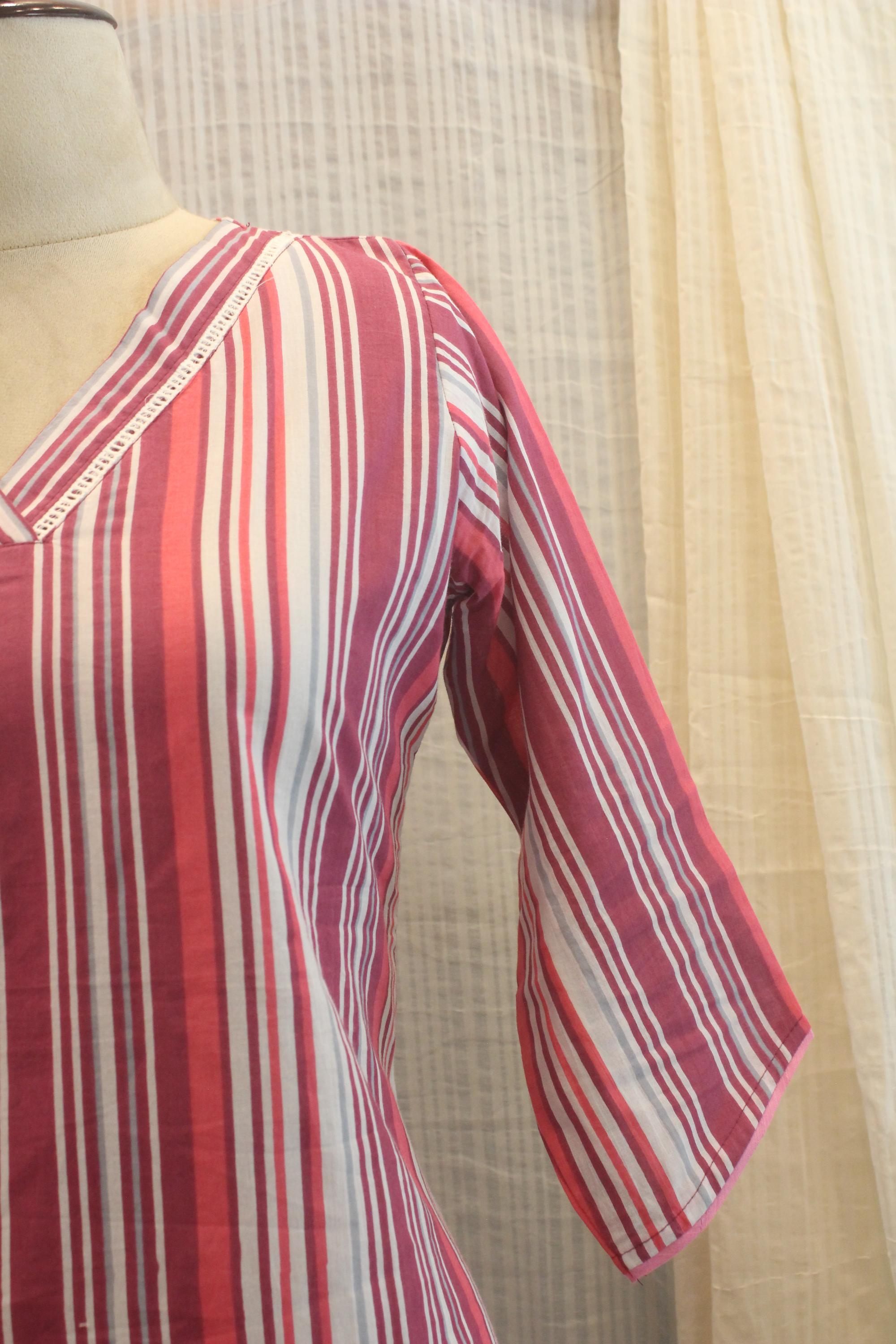 Cotton Ready-to-Wear Kurta - Elegant Ethnic Design RMK-26-008