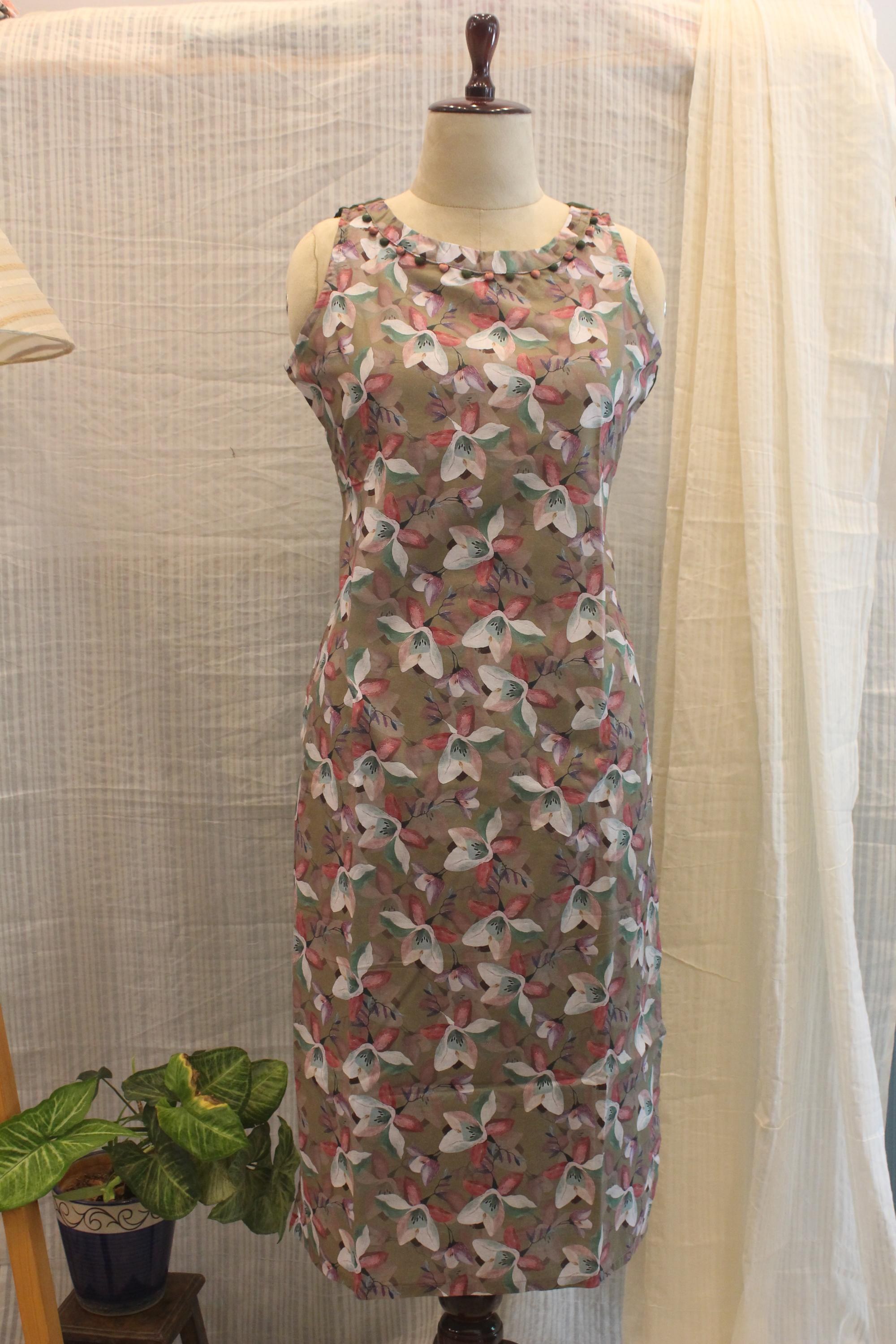 Cotton Ready-to-Wear Kurta - Elegant Ethnic Design RMK-26-030