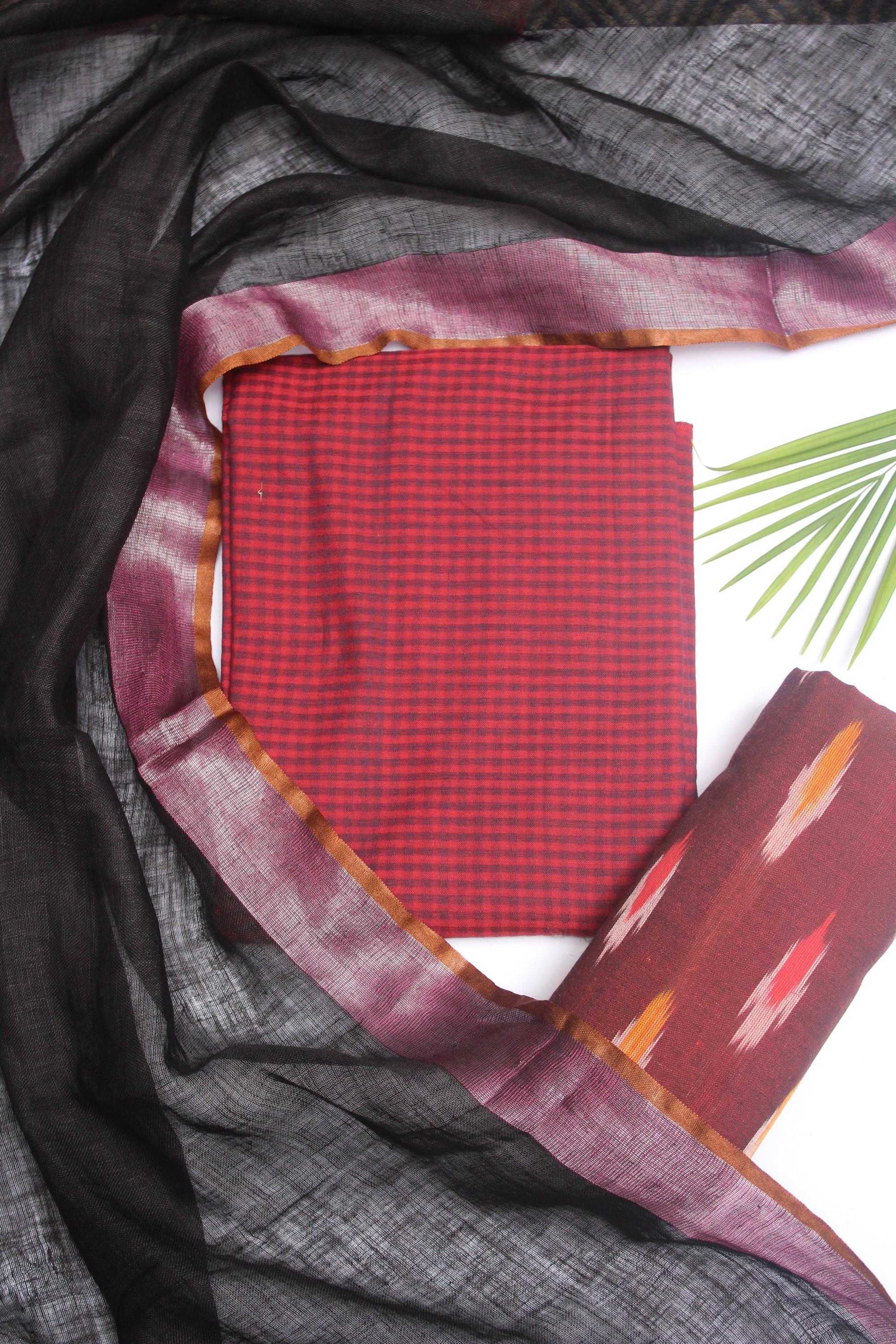 Cotton 3 Piece Unstitched Set 91