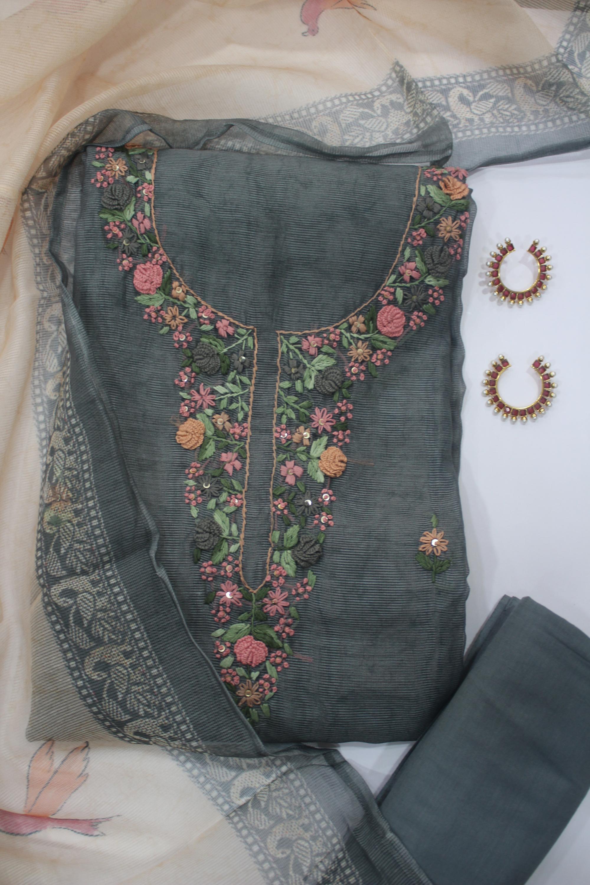 Kota 3 Piece Unstitched Set -118