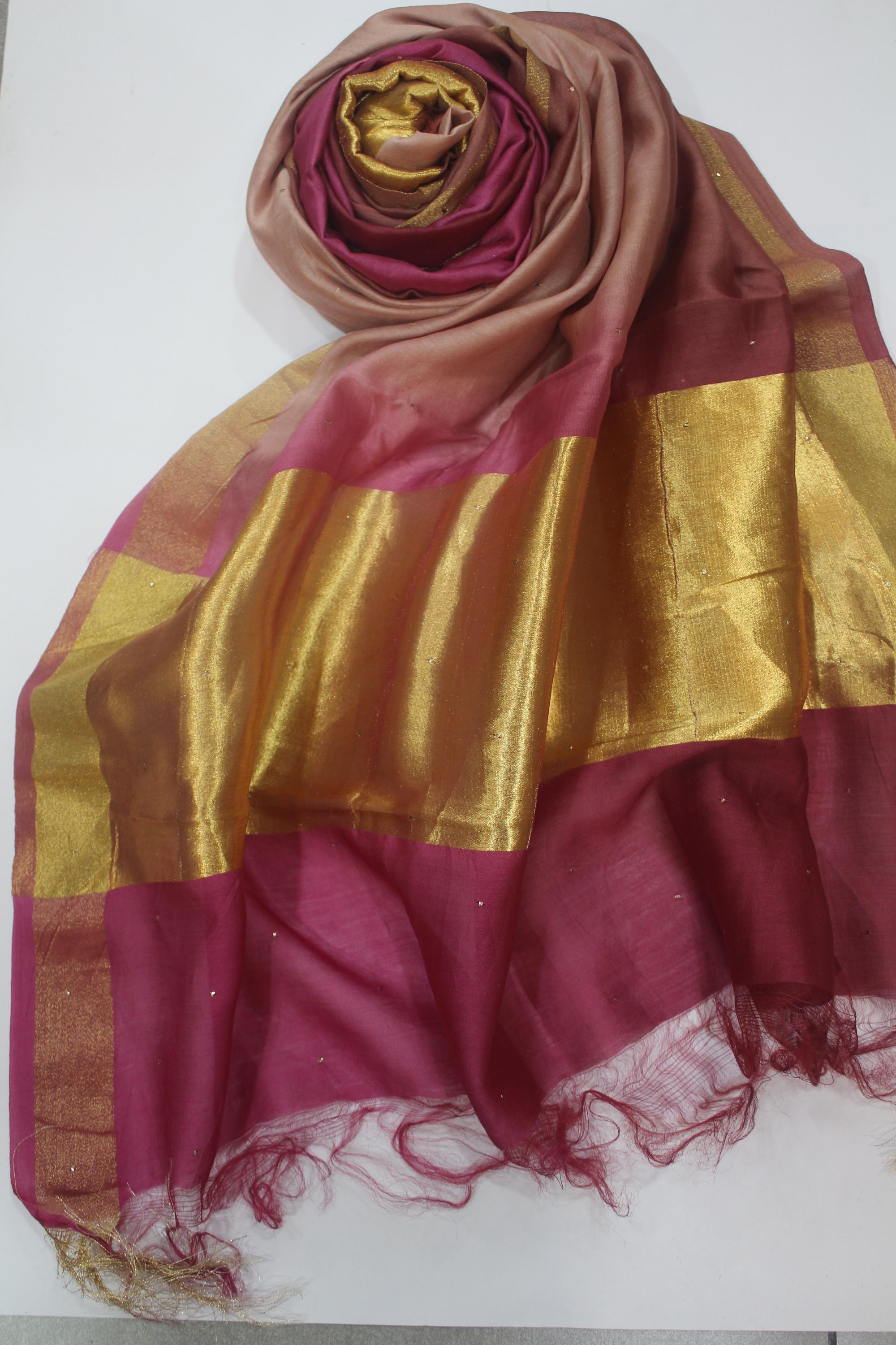 Ikkat 3 Piece Unstitched Set -124