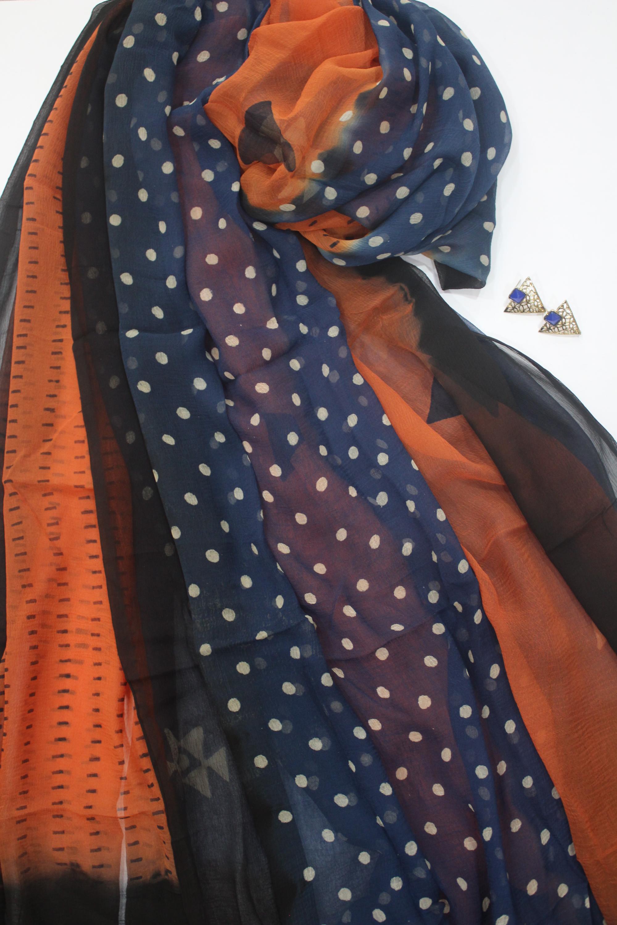 Cotton 3 Piece Unstitched Set -143