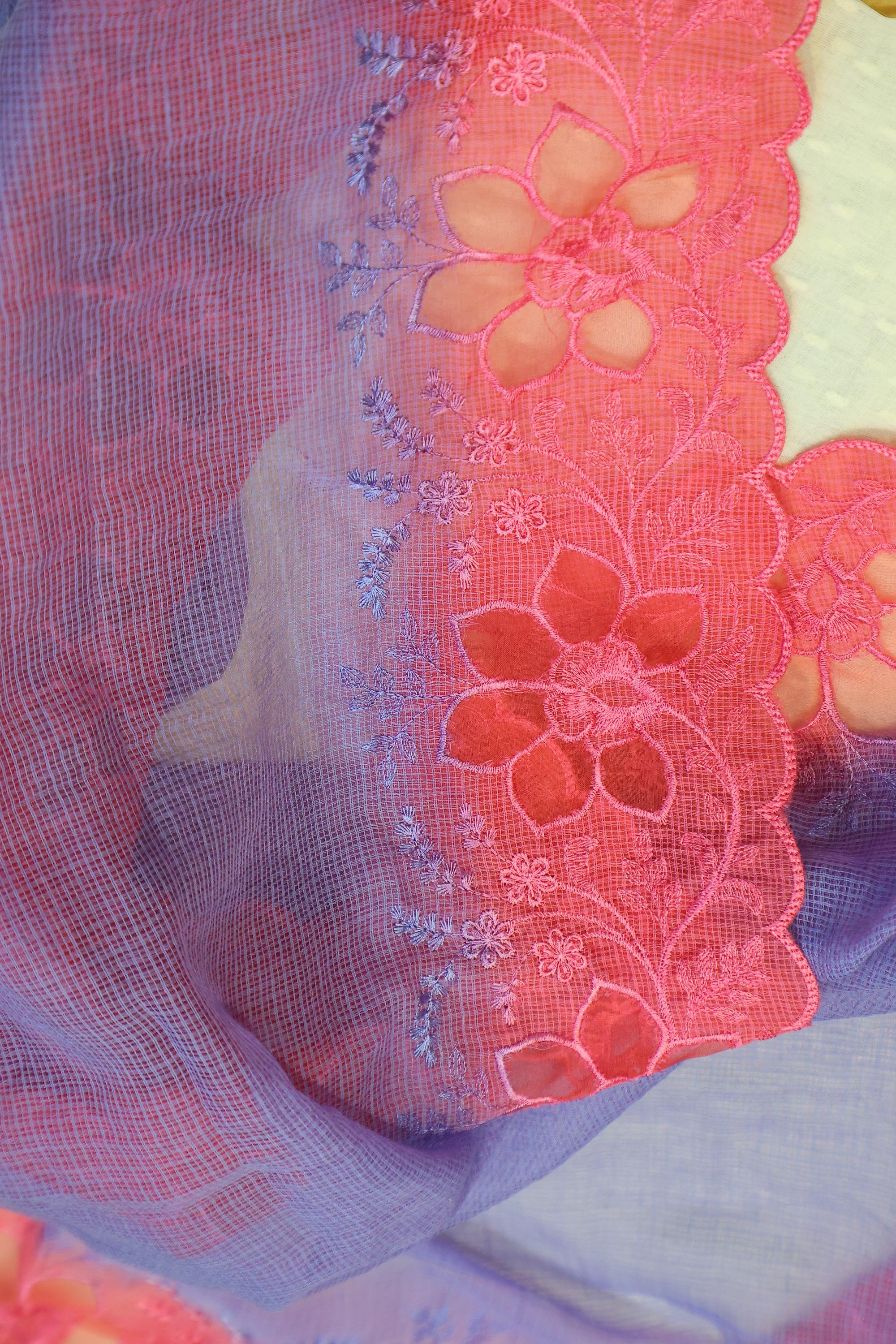 Cotton 3 Piece Unstitched Set -009