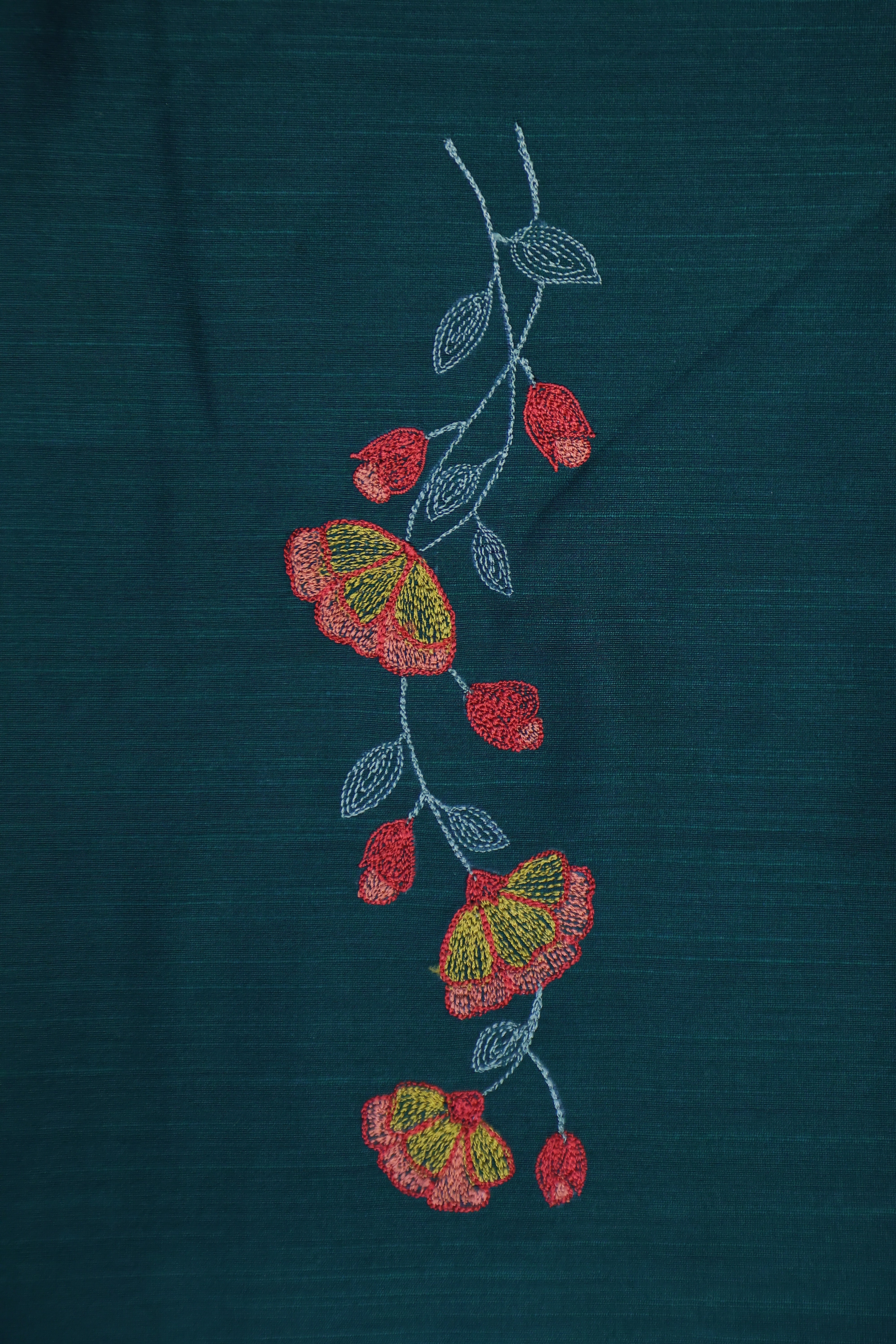 Cotton Silk 3 Piece Unstitched Set -16
