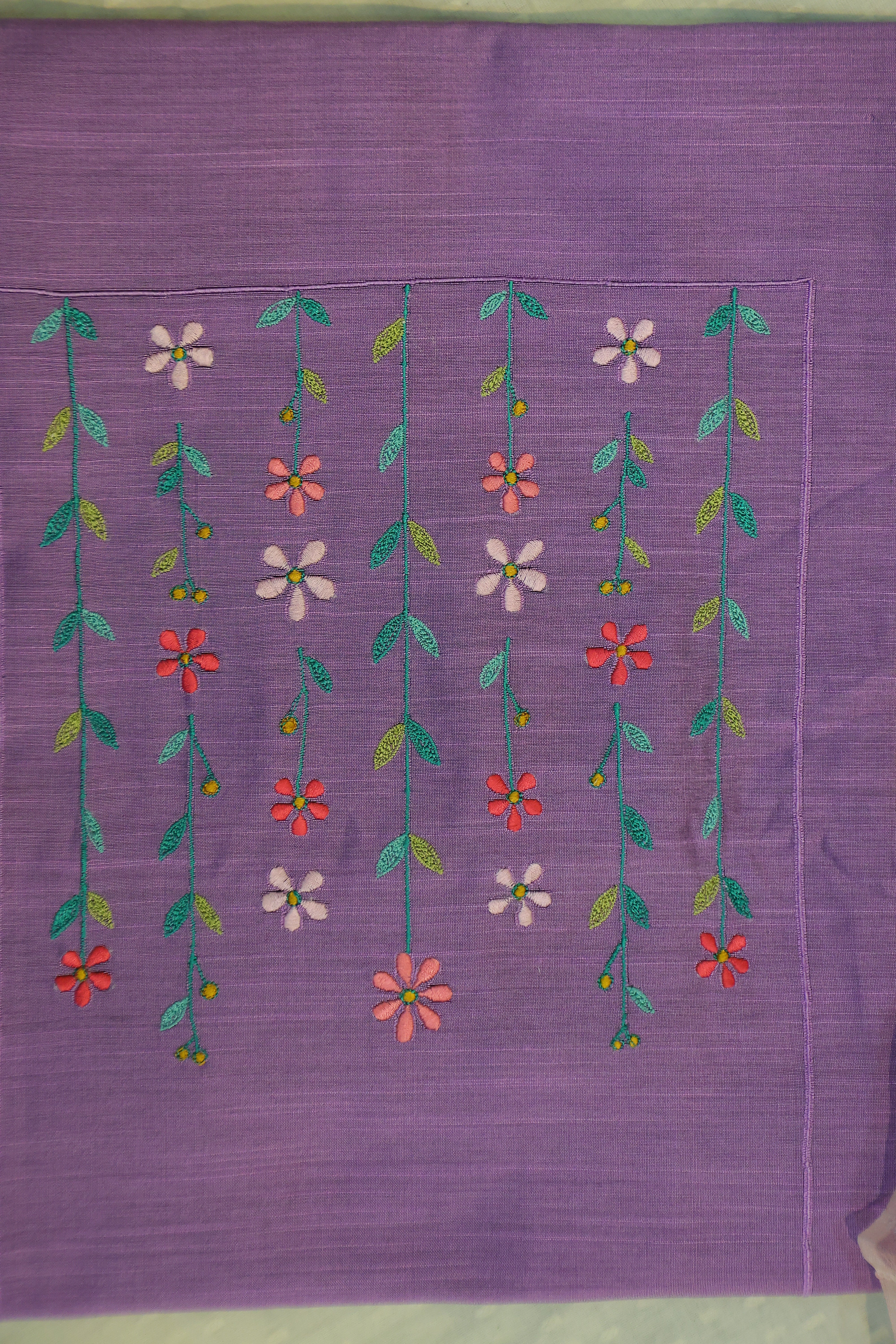 Cotton Silk 3 Piece Unstitched Set -17