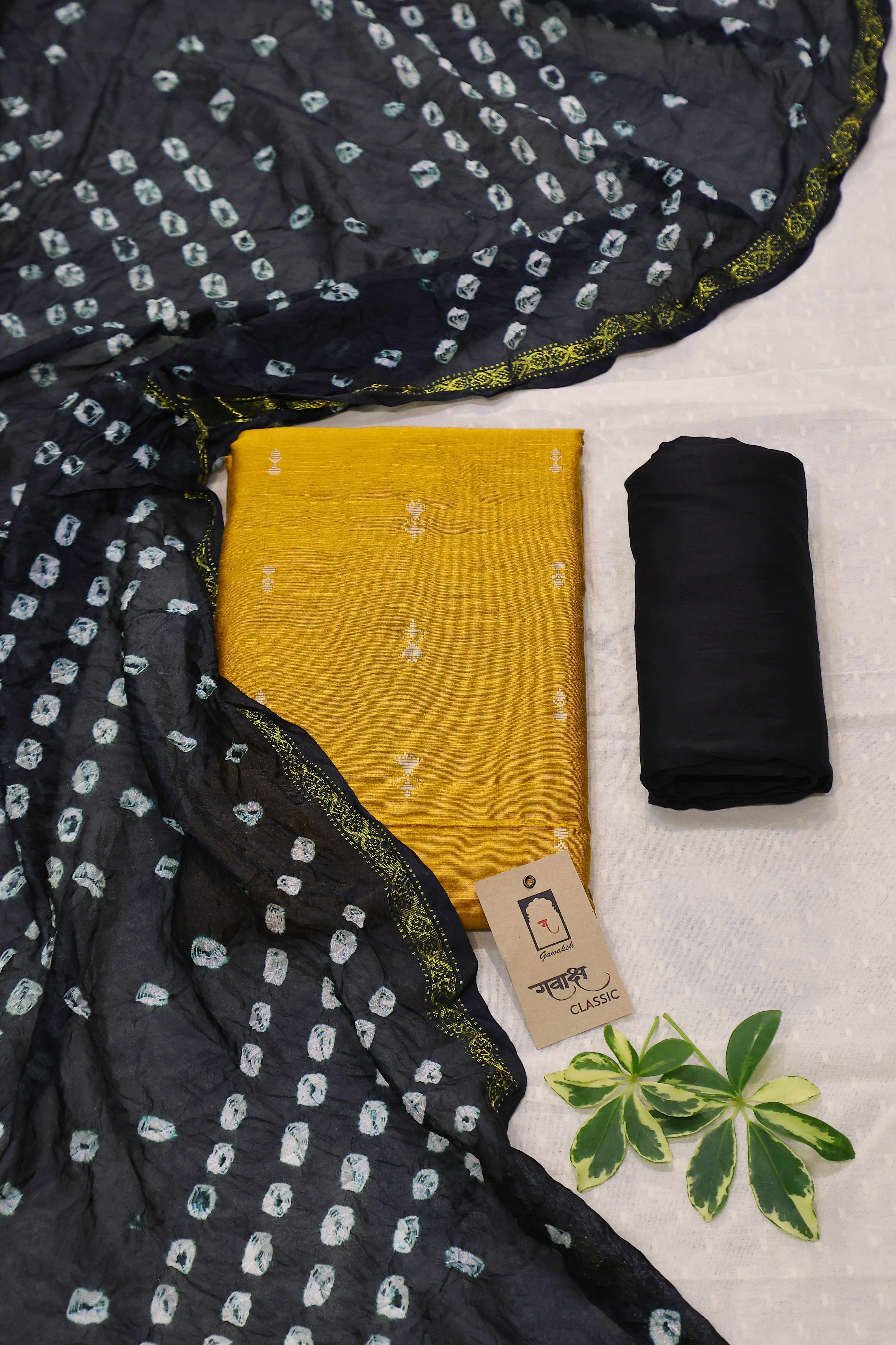 Cotton Silk 3 Piece Unstitched Set -31