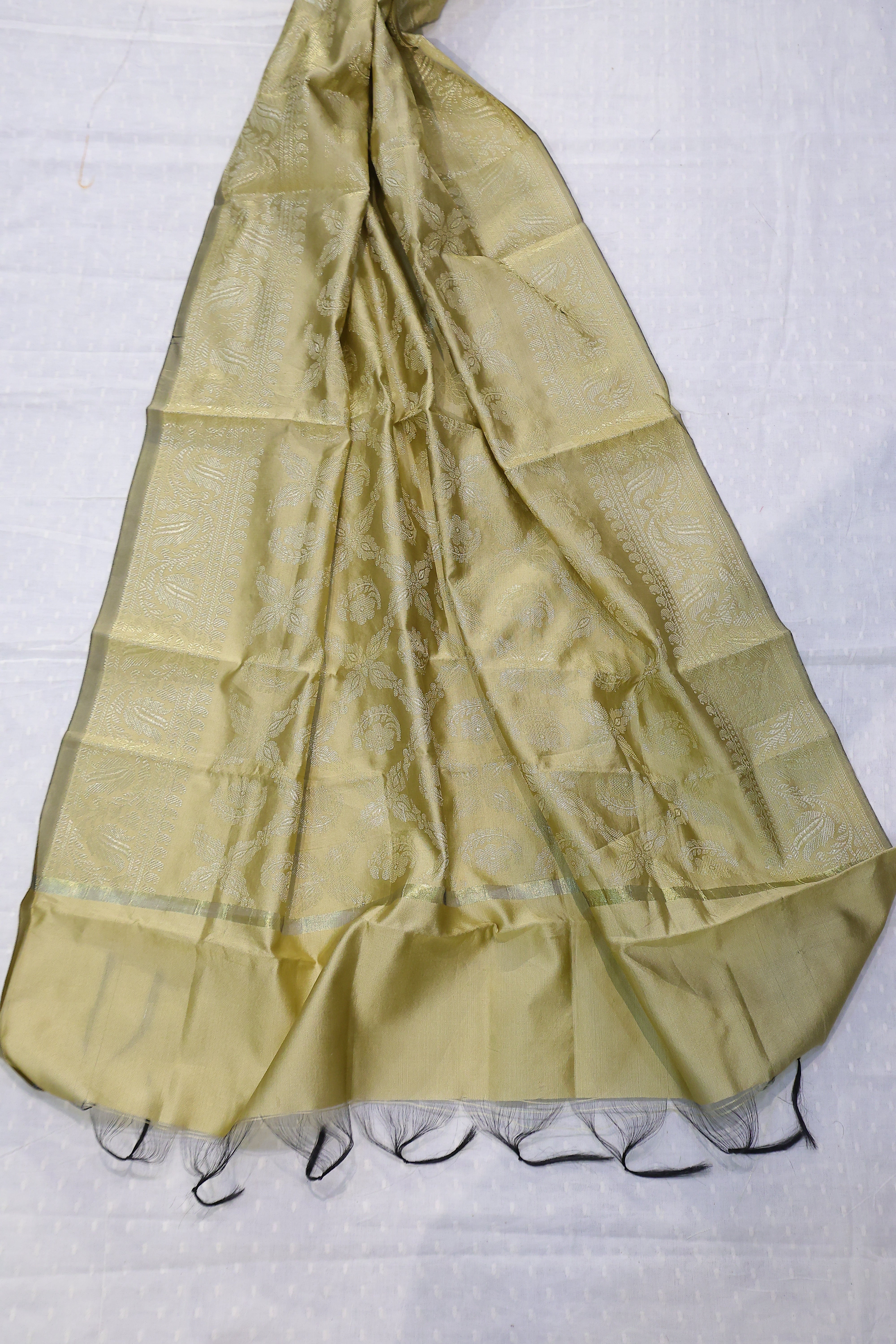 Cotton Silk 3 Piece Unstitched Set -35