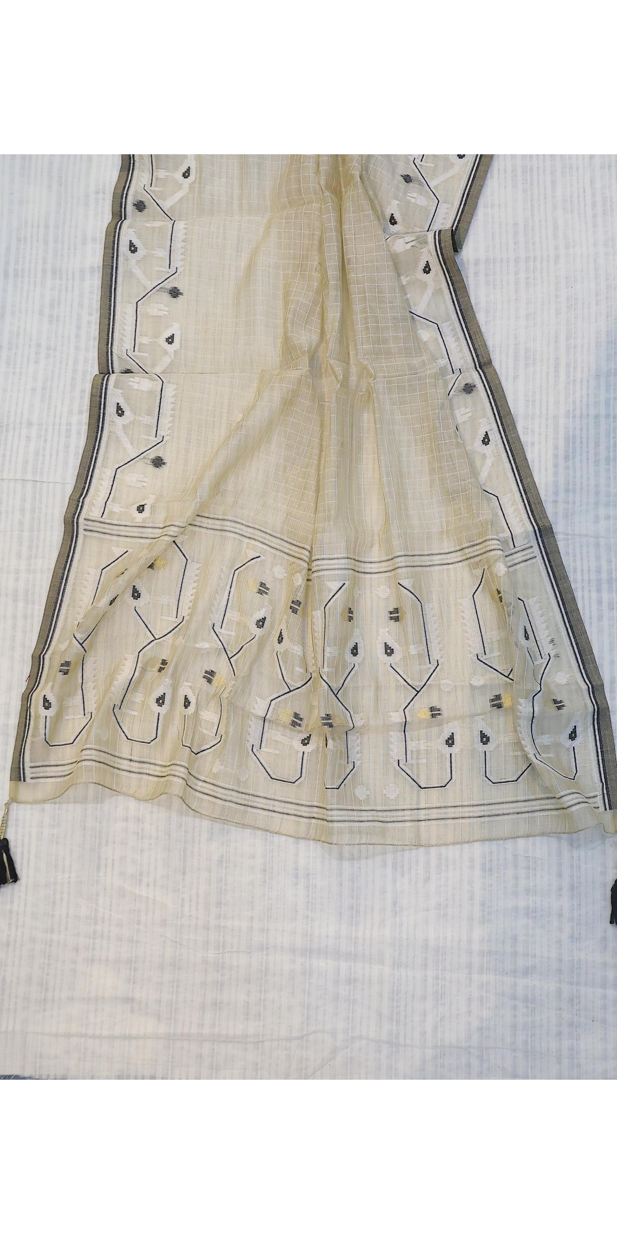 Cotton 3 Piece Unstitched Set -45
