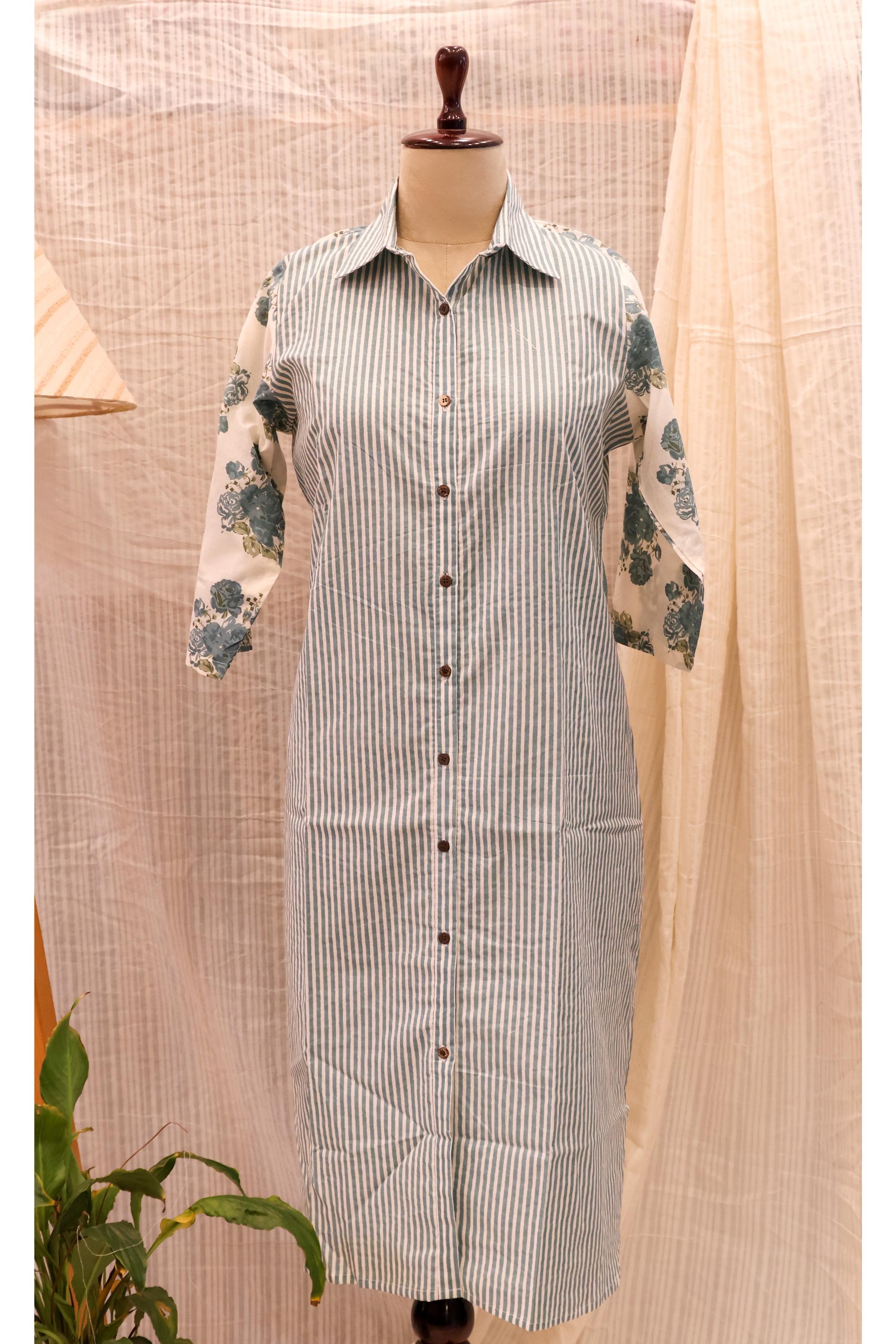 Cotton Ready-to-Wear Kurta - Elegant Ethnic Design RMK-26-007