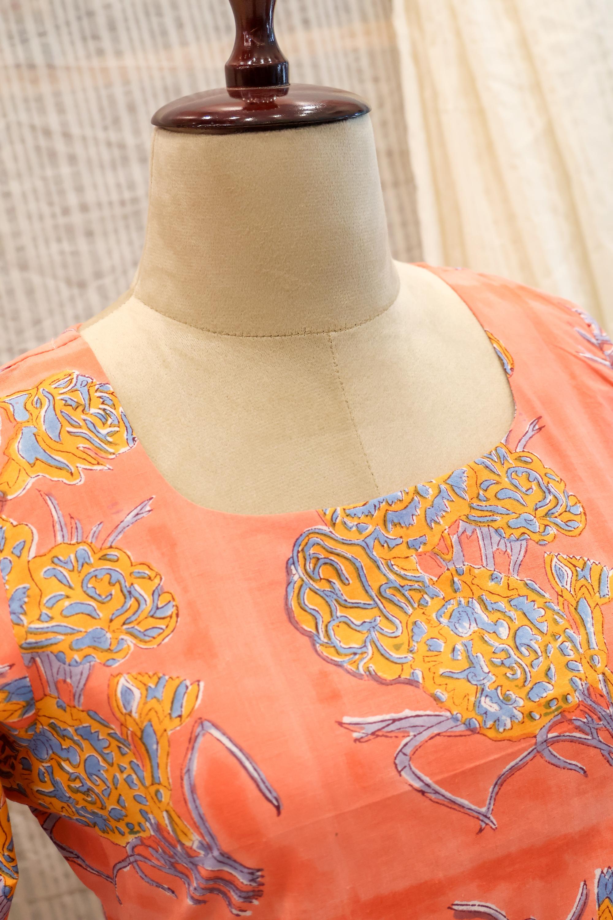 Cotton Ready-to-Wear Kurta - Elegant Ethnic Design RMK-262