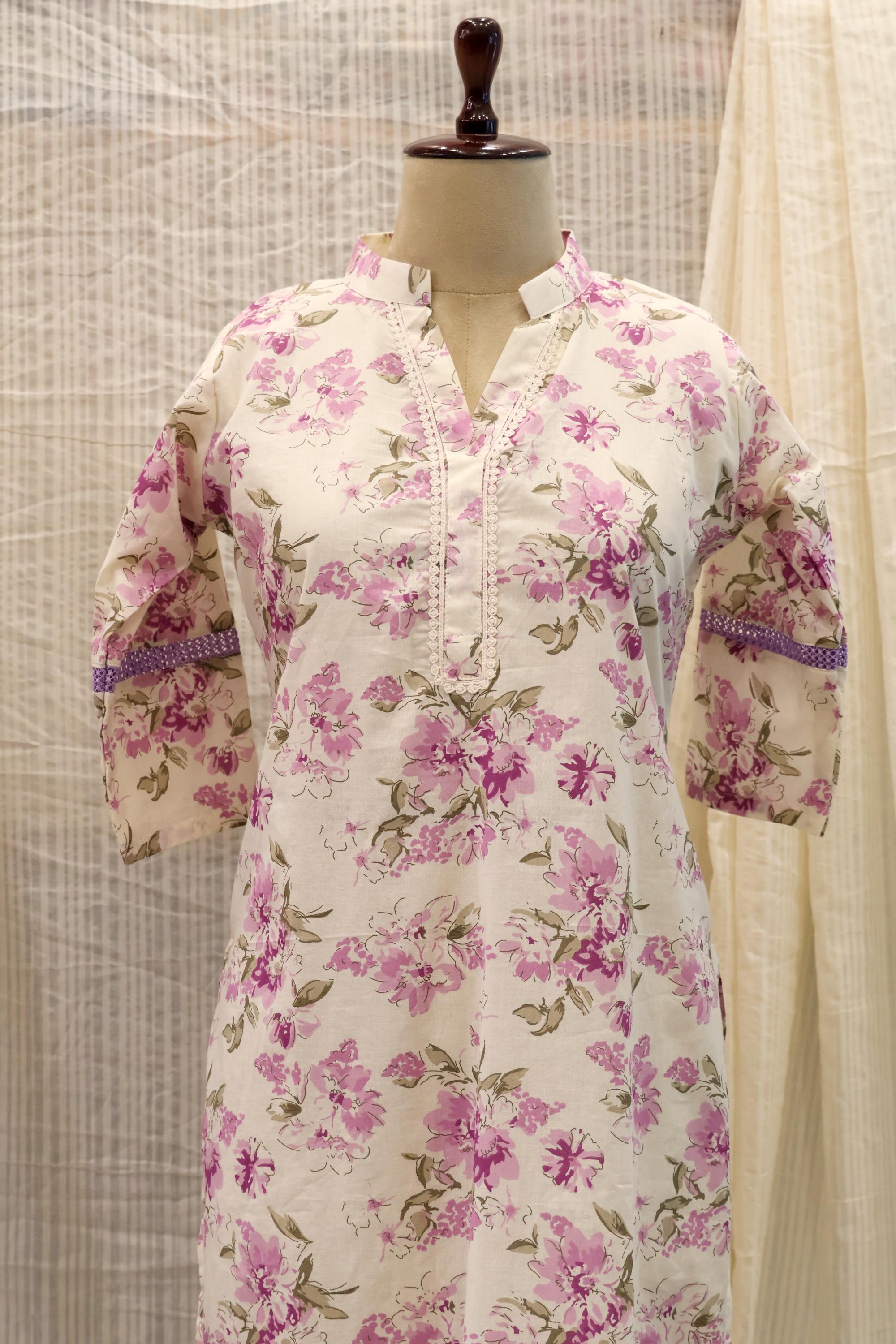 Cotton Ready-to-Wear Kurta - Elegant Ethnic Design RMK-188