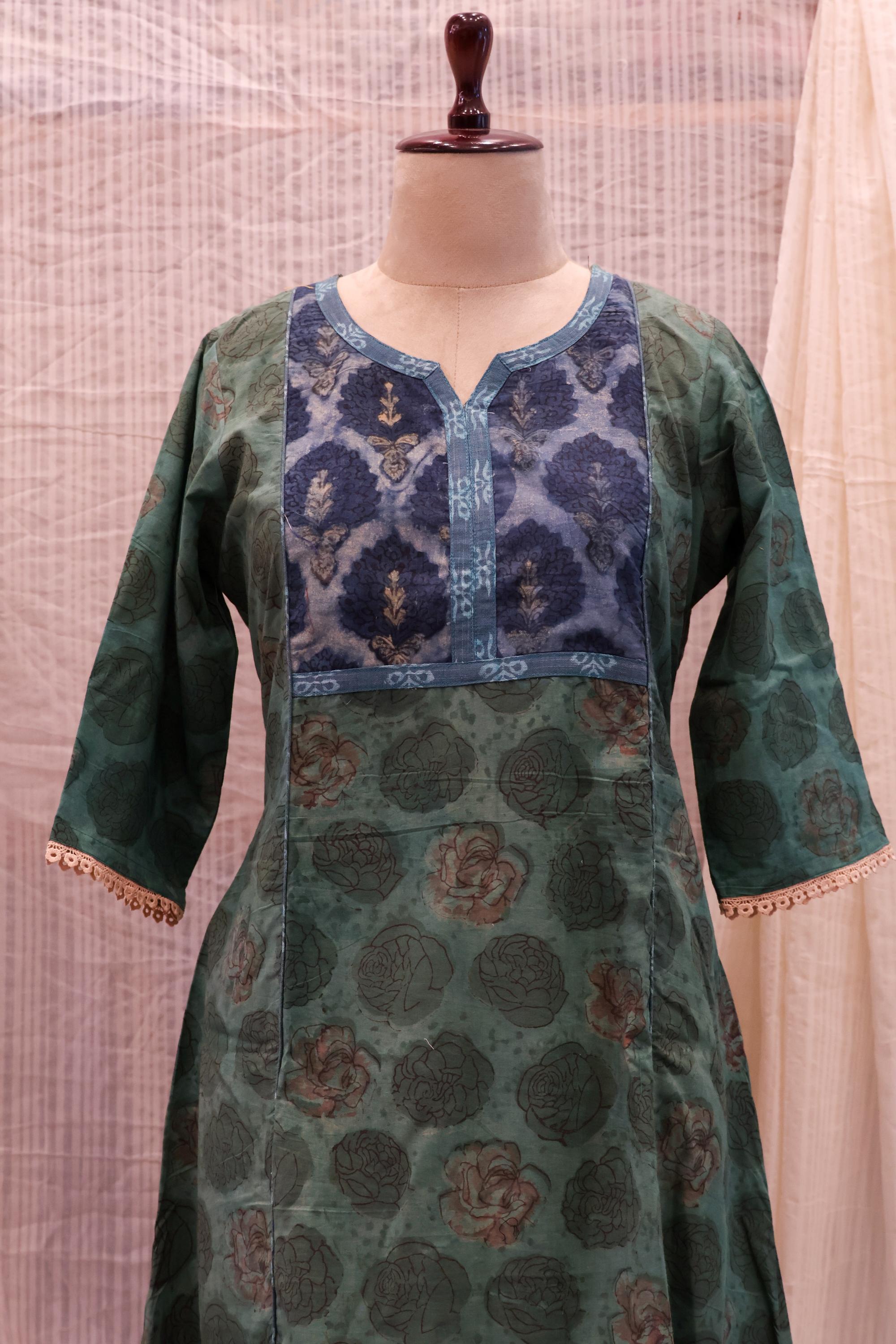 Cotton Ready-to-Wear Kurta - Elegant Ethnic Design RMK-337