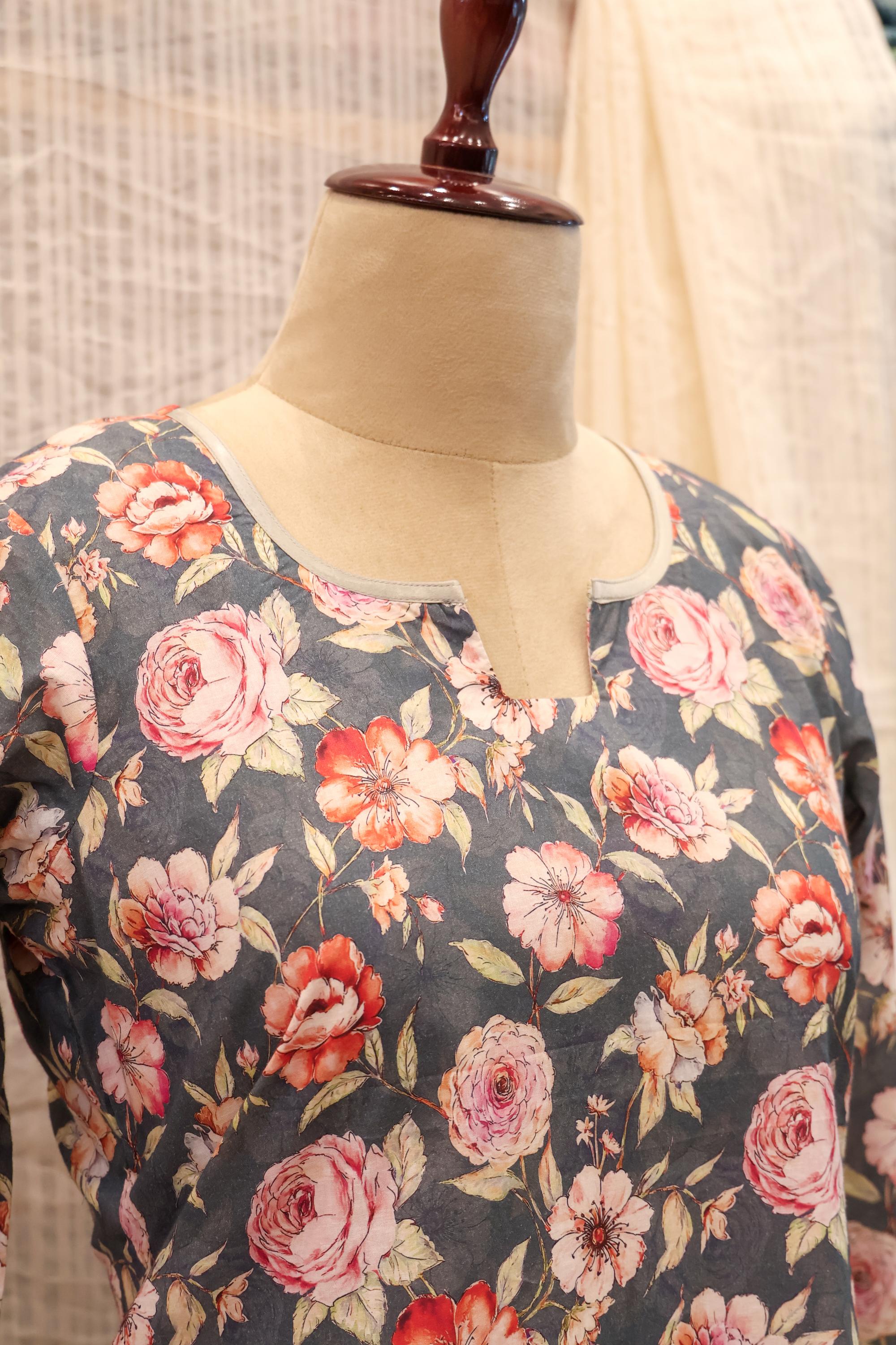 Cotton Ready-to-Wear Kurta - Elegant Ethnic Design RMK-51