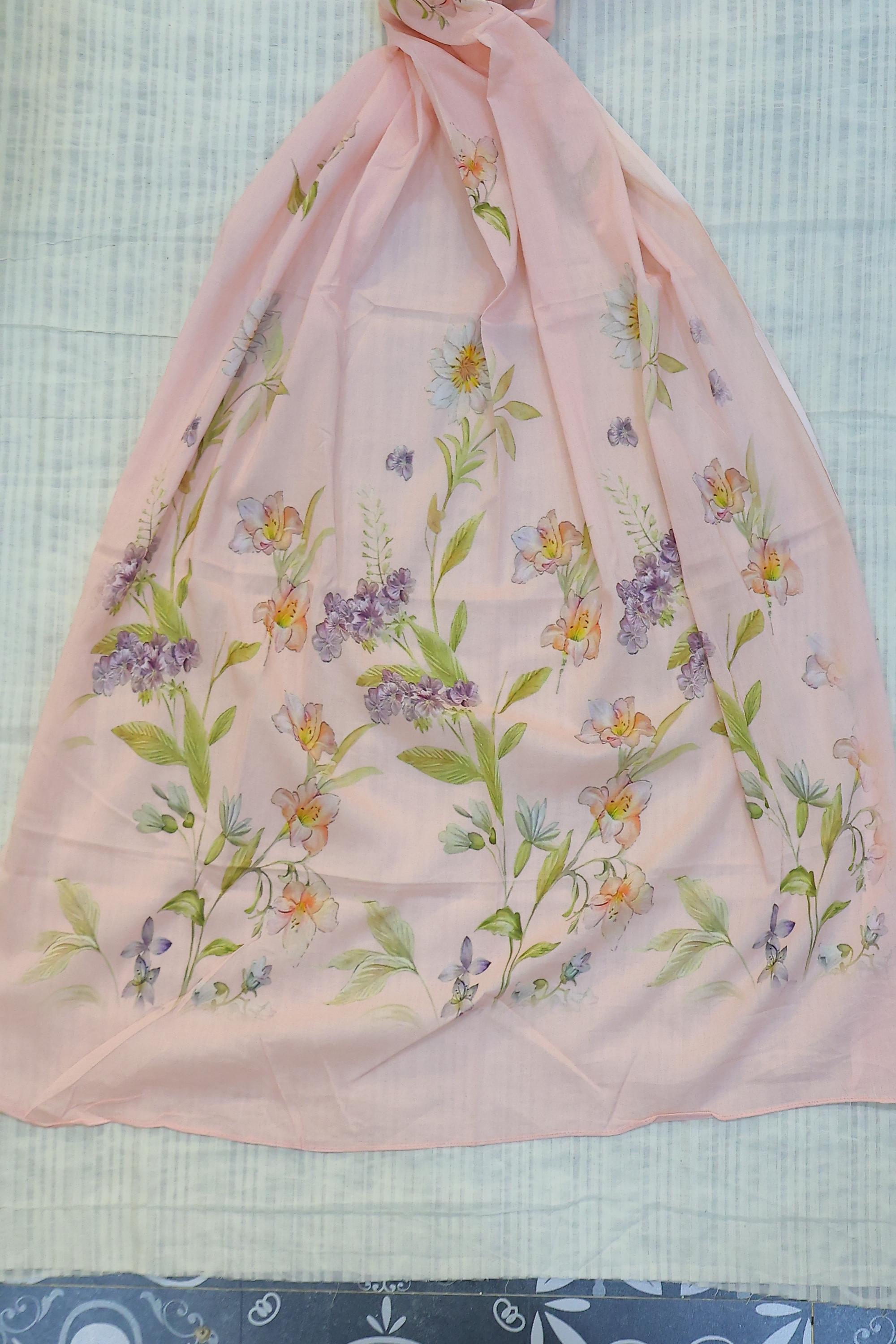 Cotton 3 Piece Unstitched Set -74