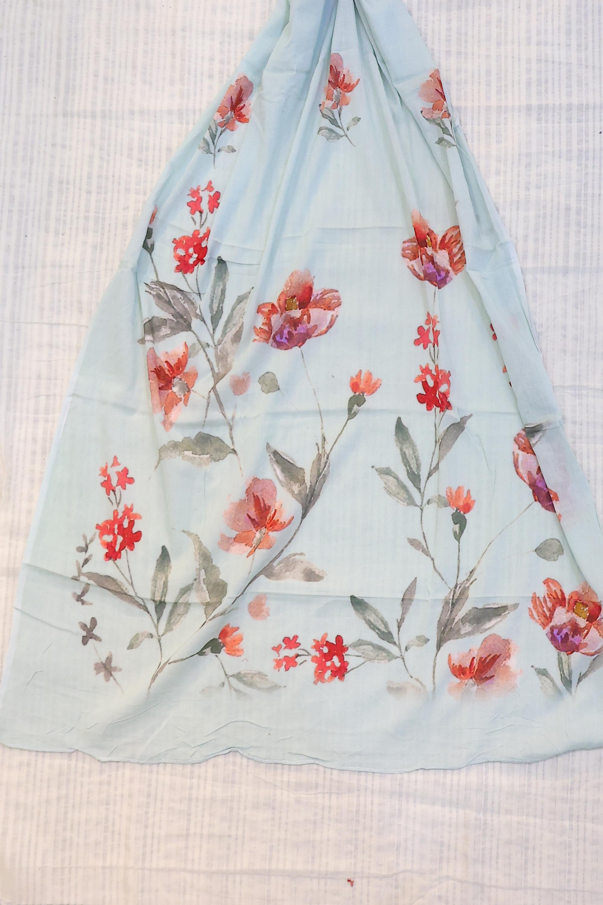 Cotton 3 Piece Unstitched Set -75