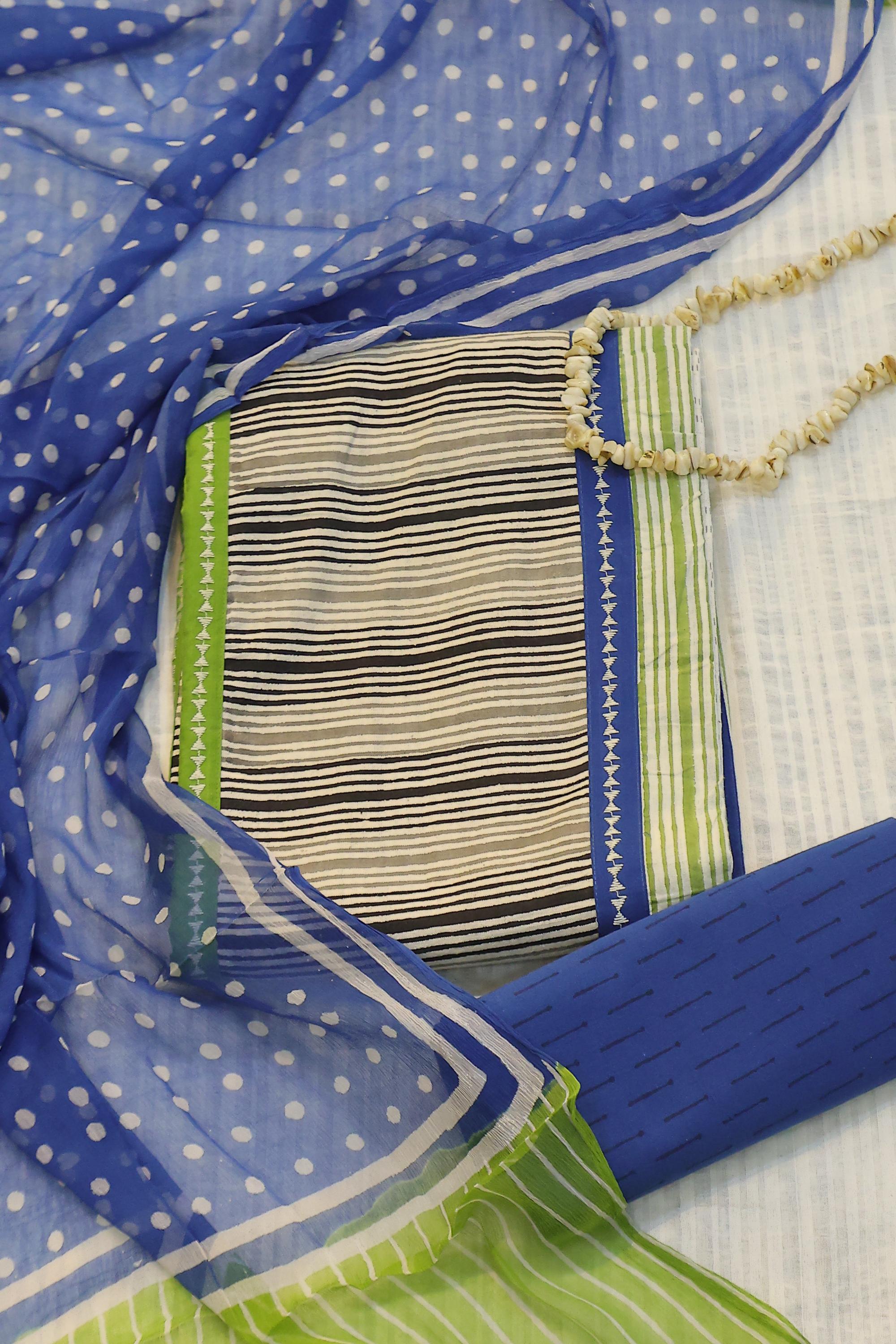 Cotton 3 Piece Unstitched Set -79