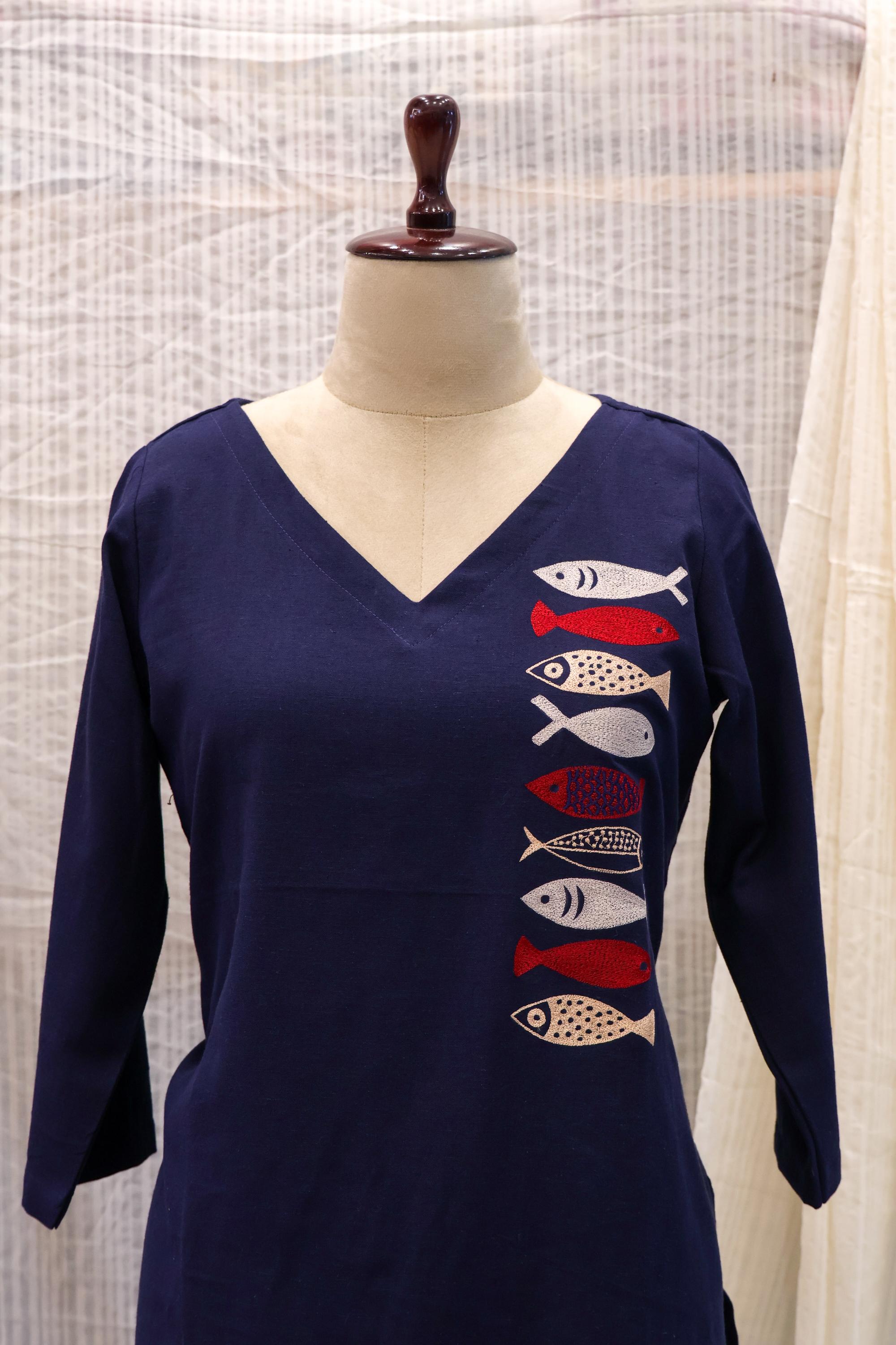 Cotton Ready-to-Wear Kurta - Elegant Ethnic Design RMK-26-021