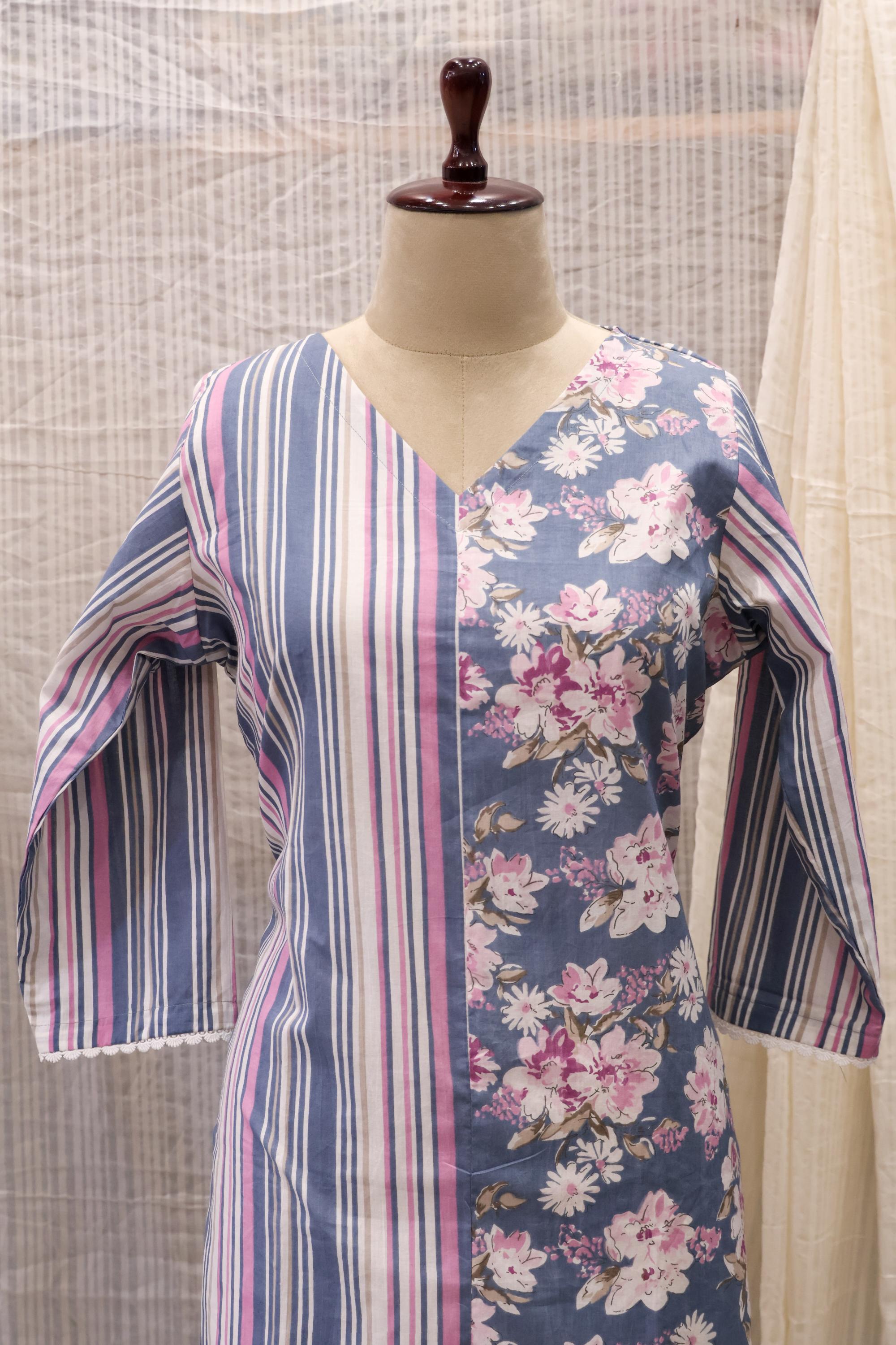 Cotton Ready-to-Wear Kurta - Elegant Ethnic Design RMK-26-013