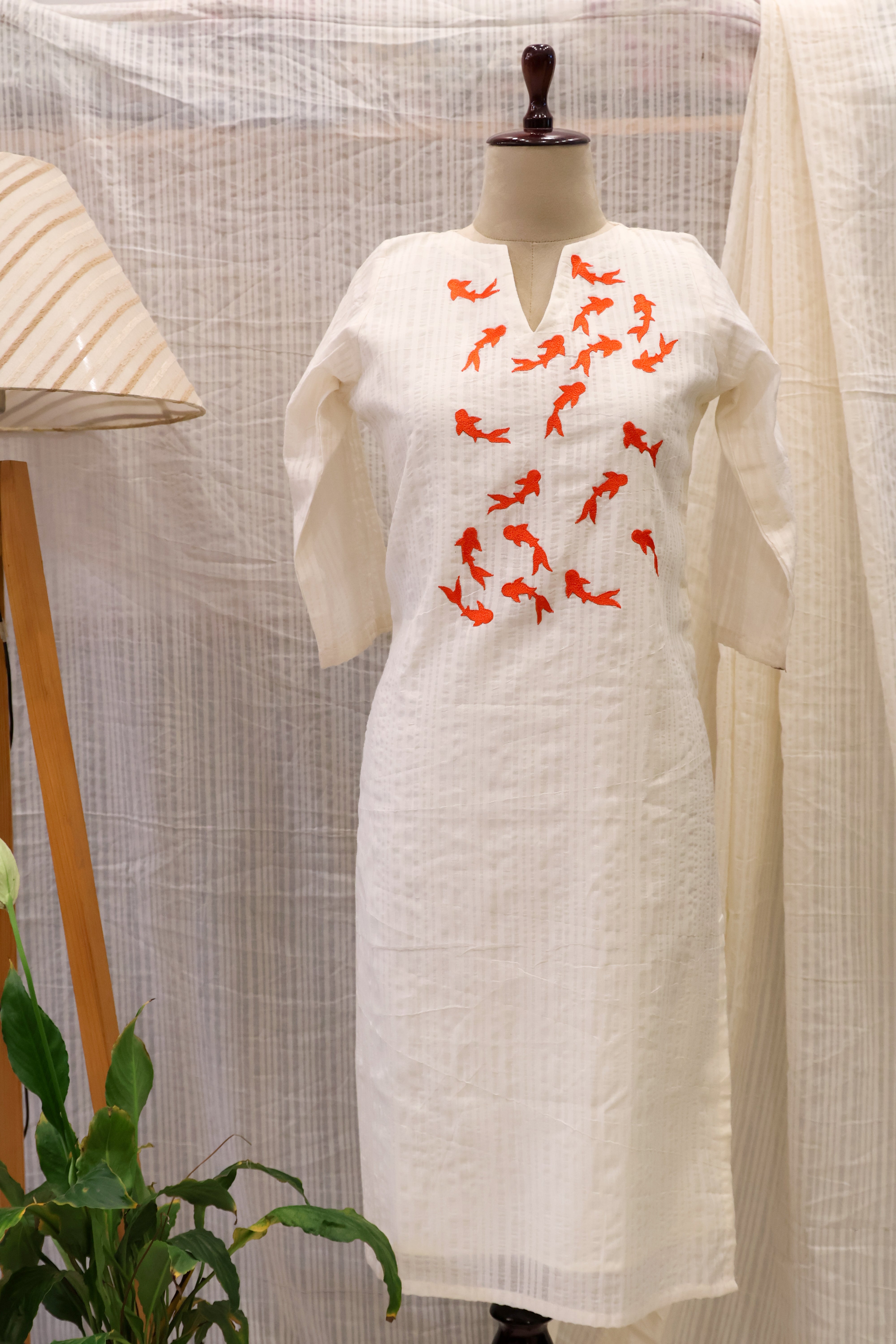 Cotton Ready-to-Wear Kurta - Elegant Ethnic Design RMK-205