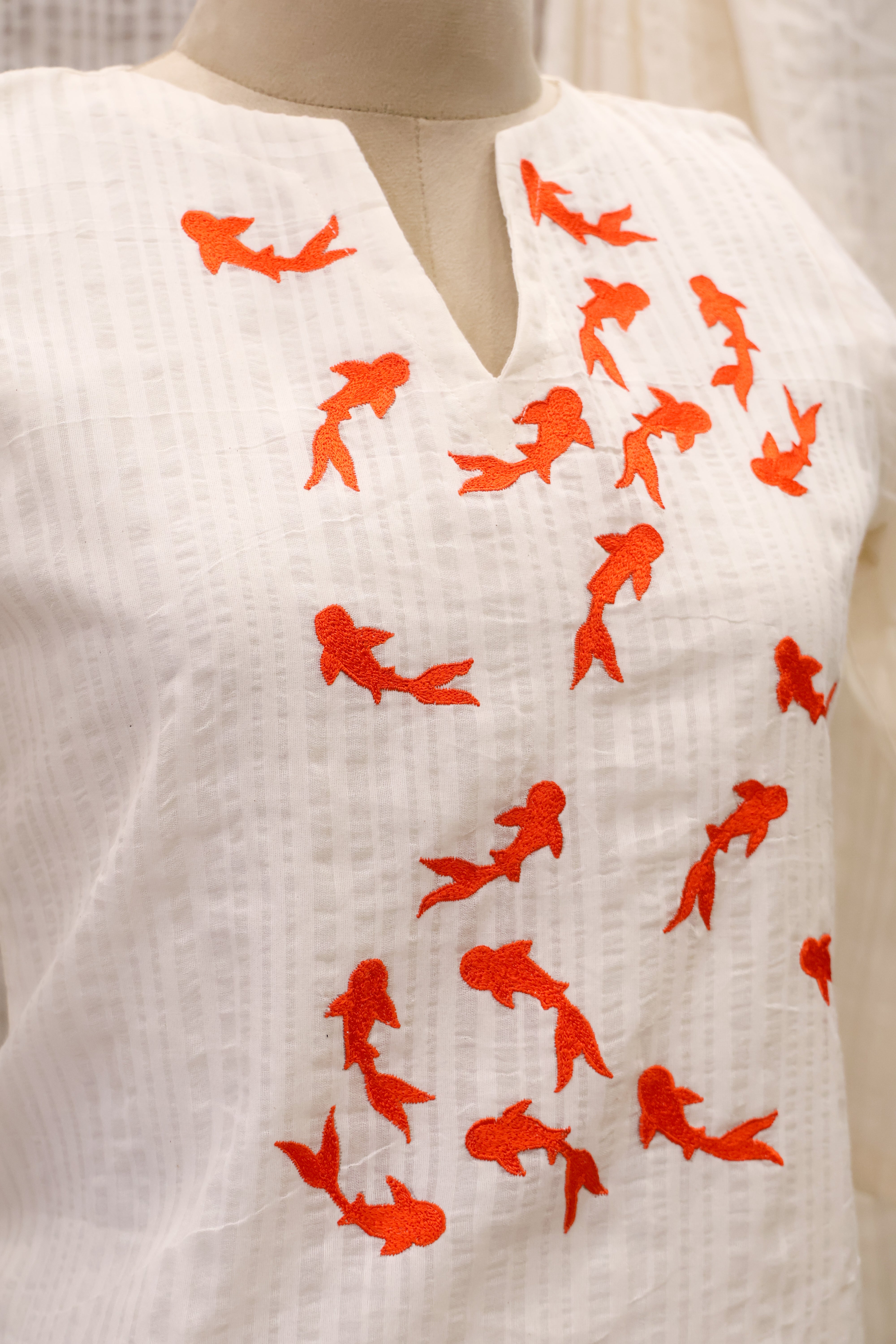 Cotton Ready-to-Wear Kurta - Elegant Ethnic Design RMK-205