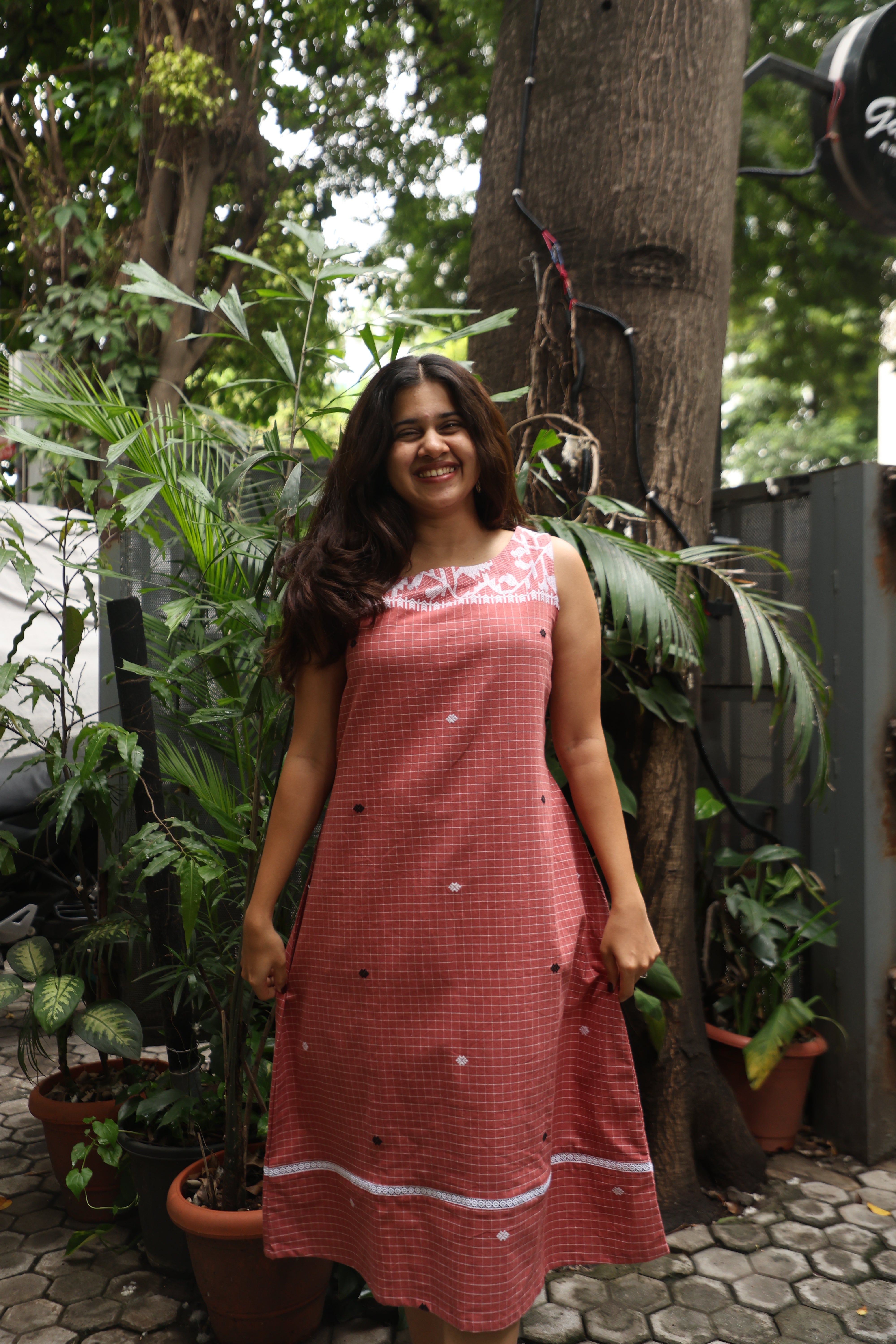 Cotton Ready-to-Wear Dress- Elegant Ethnic Design RMK-23
