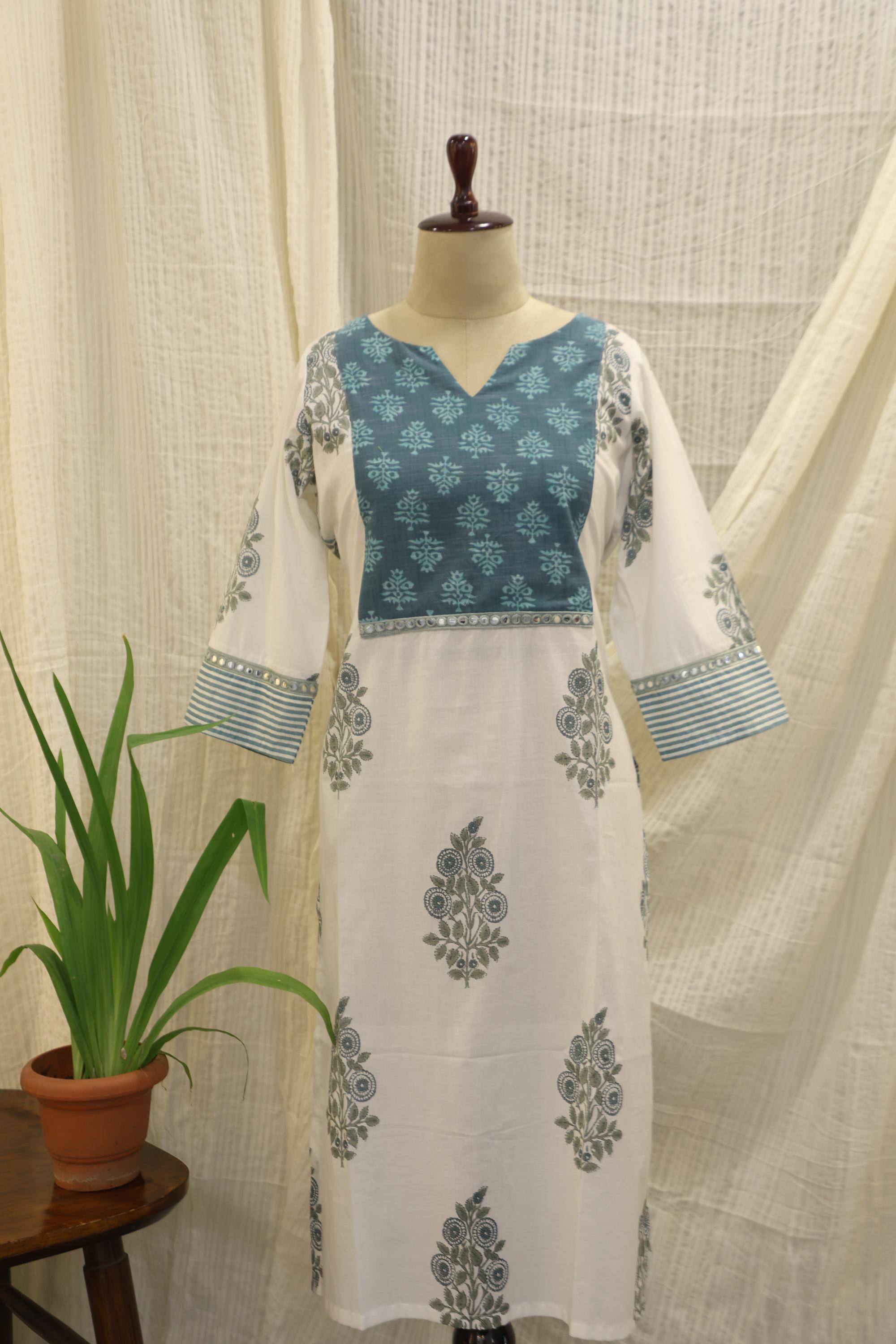 Cotton Ready-to-Wear Kurta - Elegant Ethnic Design RMK-004